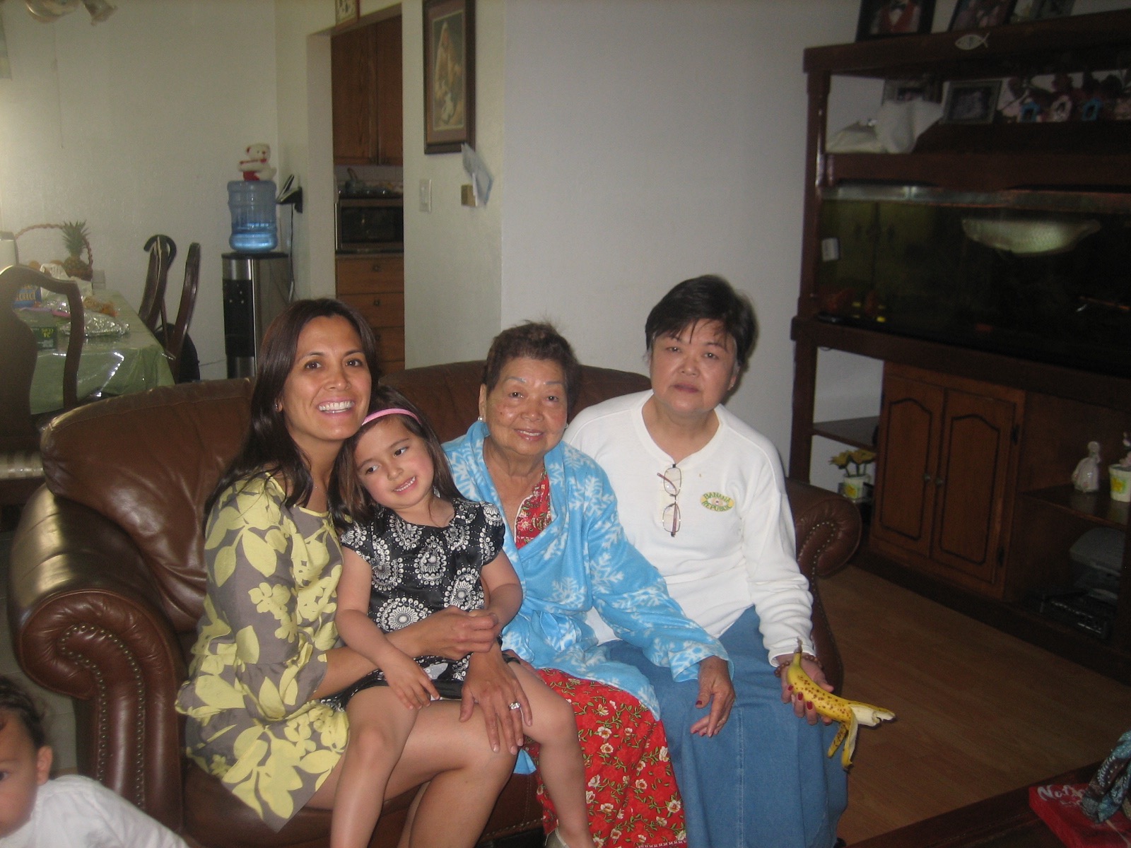 Instagram Message: Taken years ago of the four generations. Someday I'll be a Lola too.