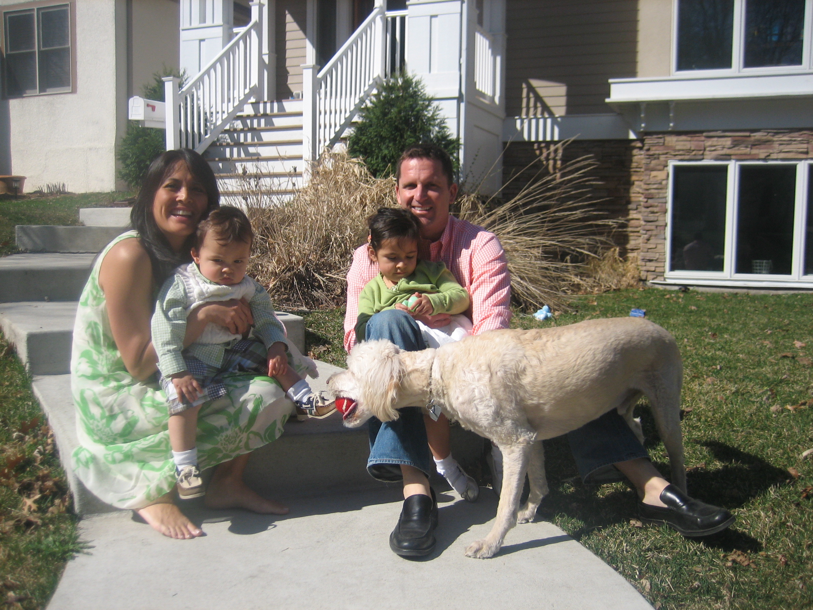 Instagram Message: 2010 Egg Hunt in our yard. Easter traditions. 