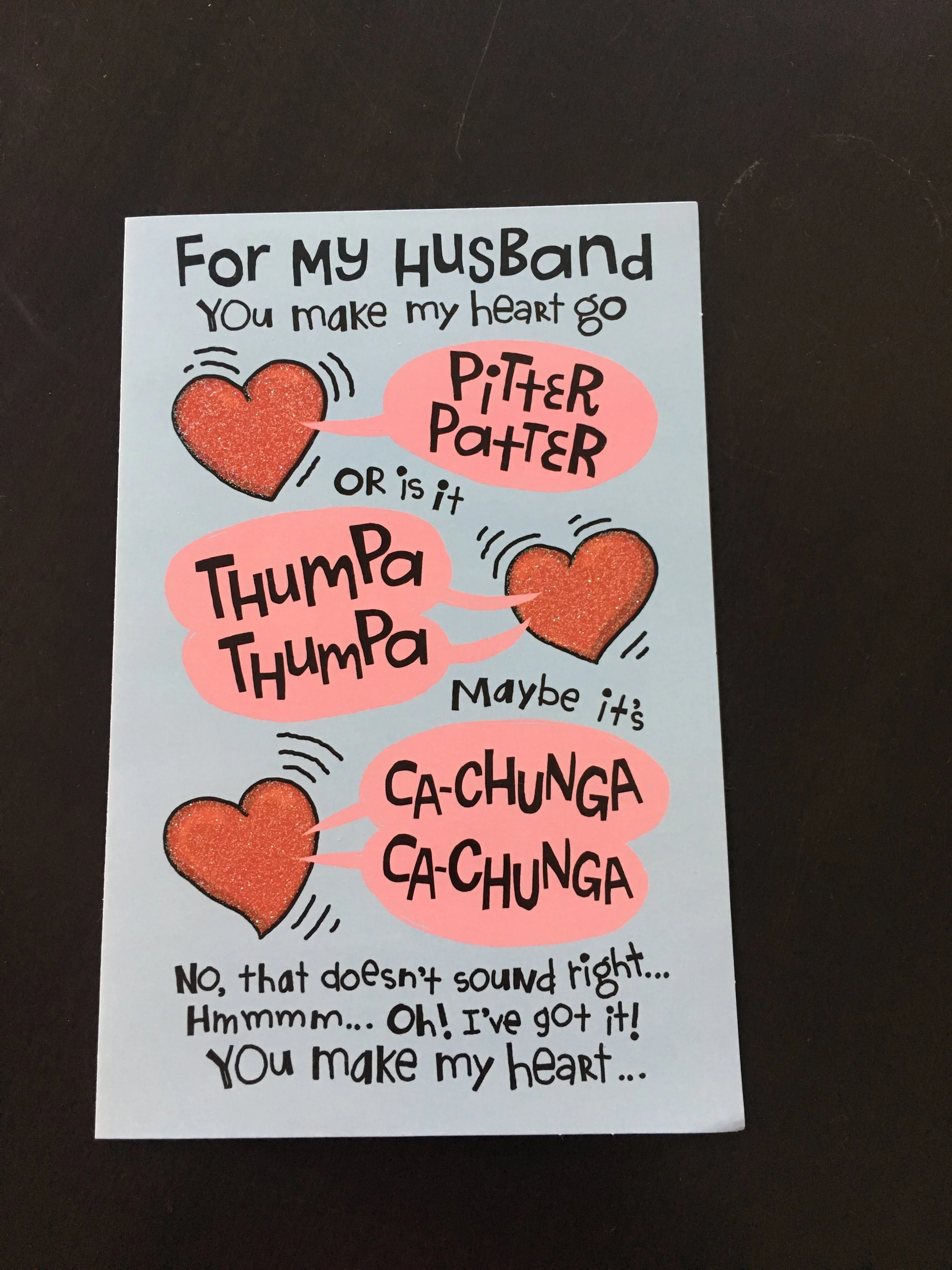 Spoiler alert: the message inside is extremely innocent. It says, "Happy". My $1 purchase at The Dollar Tree. Mixing up the Sweetest Day tradition with a cards for the hub and kids then dropping off sweet treats to the hospice center.