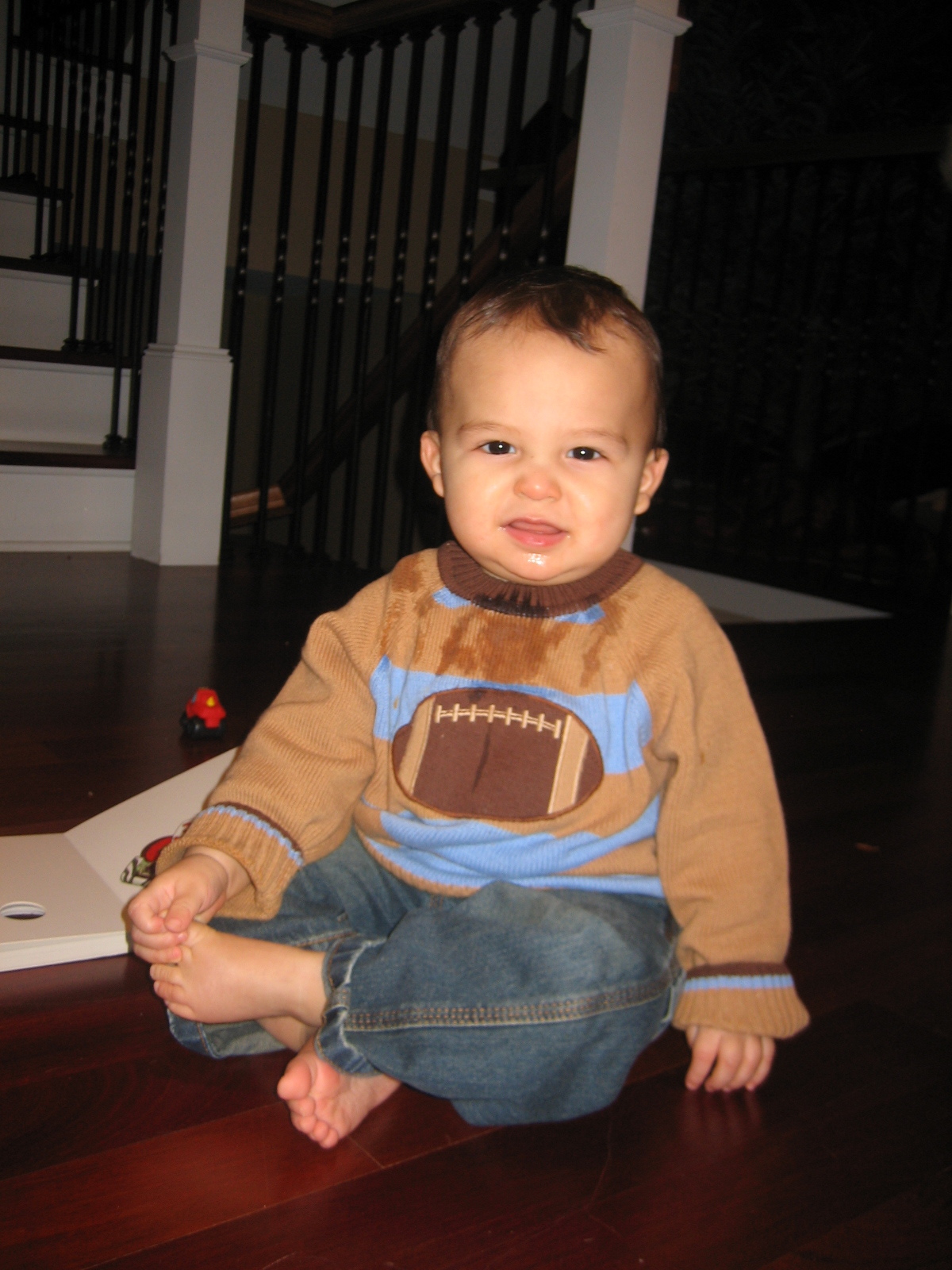 Healthy Beau for his first birthday.