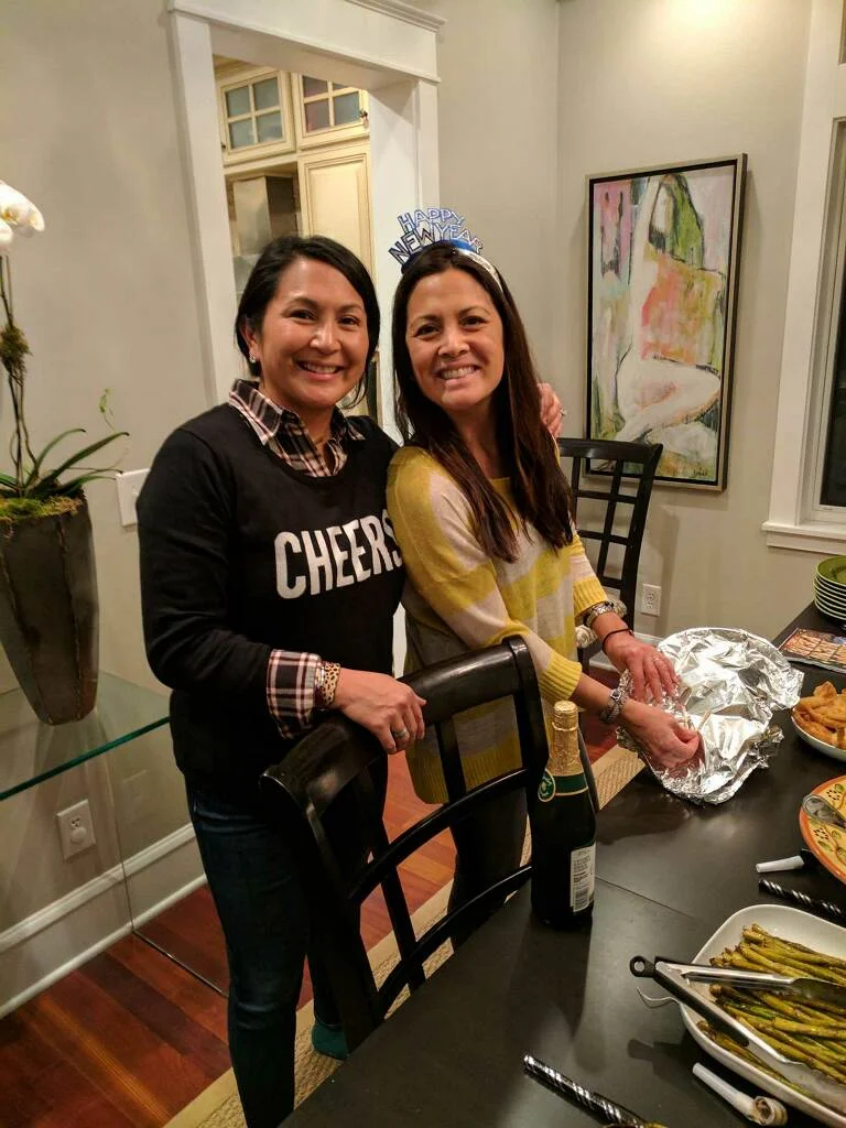 While we partied on New Year's Eve, Jay-Jay prepped the black eyed peas and collard greens. The next day we feasted after a nice Viking win!