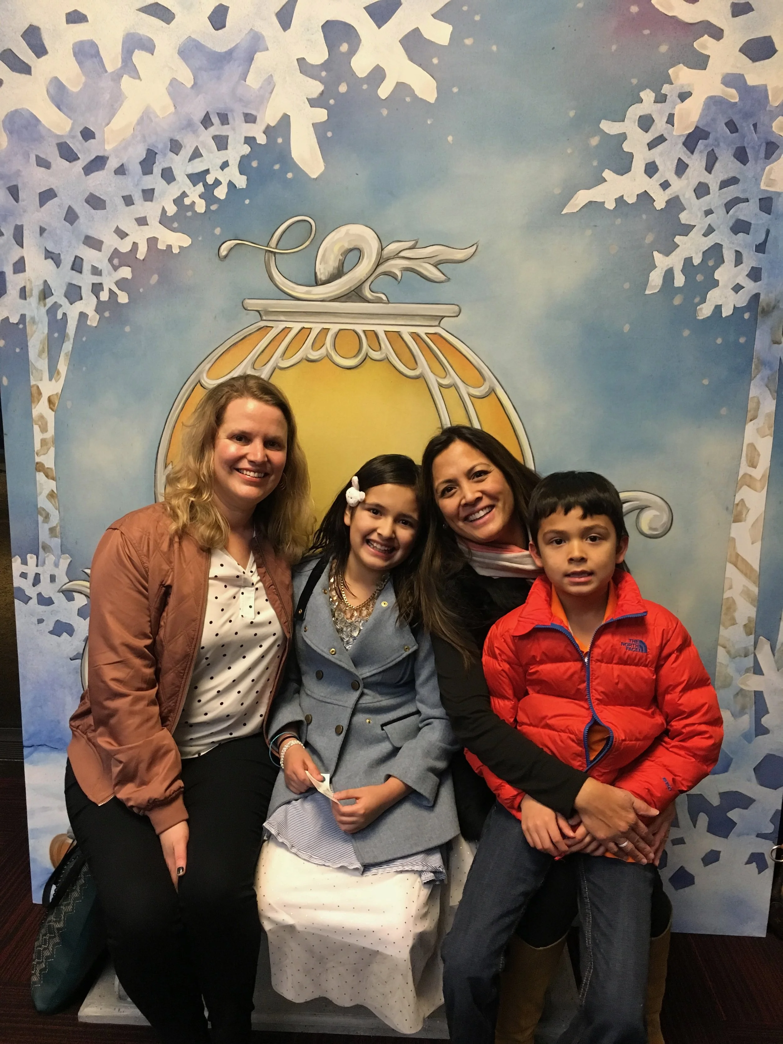Enjoyed the Cinderella play with the youngest of the sibling foursome, Camille.&nbsp;