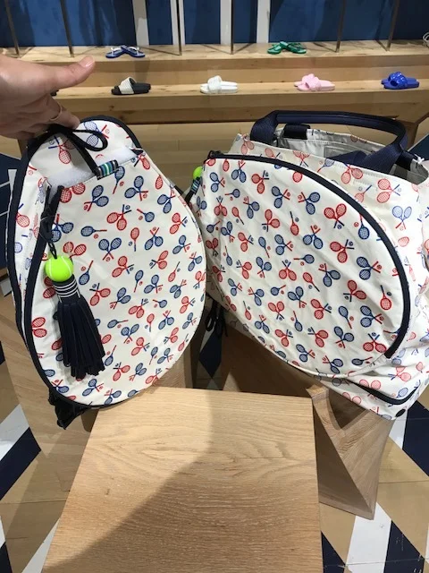 My obsession with the Tory Sport store in Mall of America is fueled because I'm enjoying the game of tennis these days. Somehow these bags inspire me even more. Option #1 - a backpack or the gym bag. I'd be delightfully surprised by either!