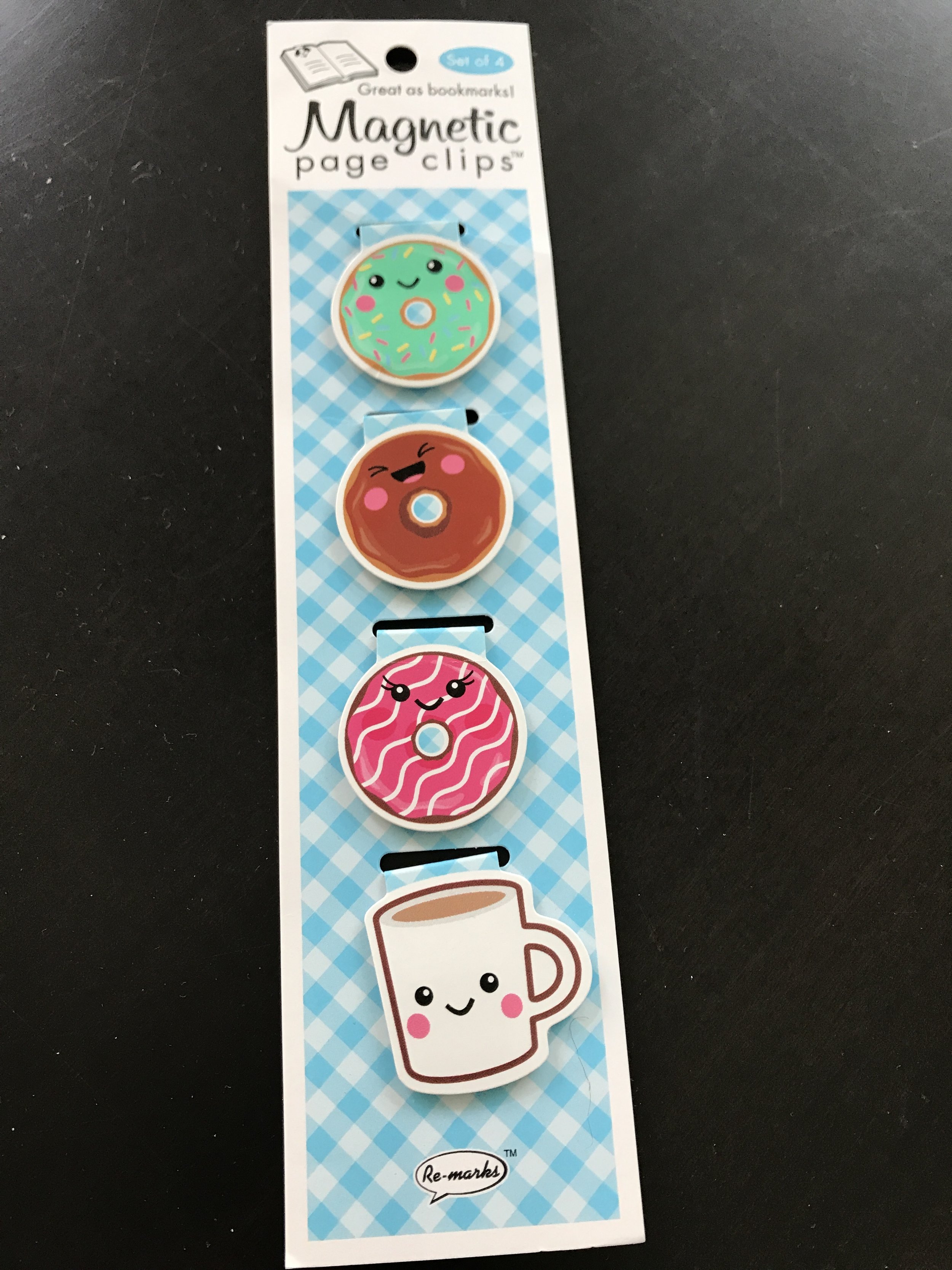 Donut themed book markers for the reader in your life that needs a pinch . Thanks Auntie Jay-Jay!