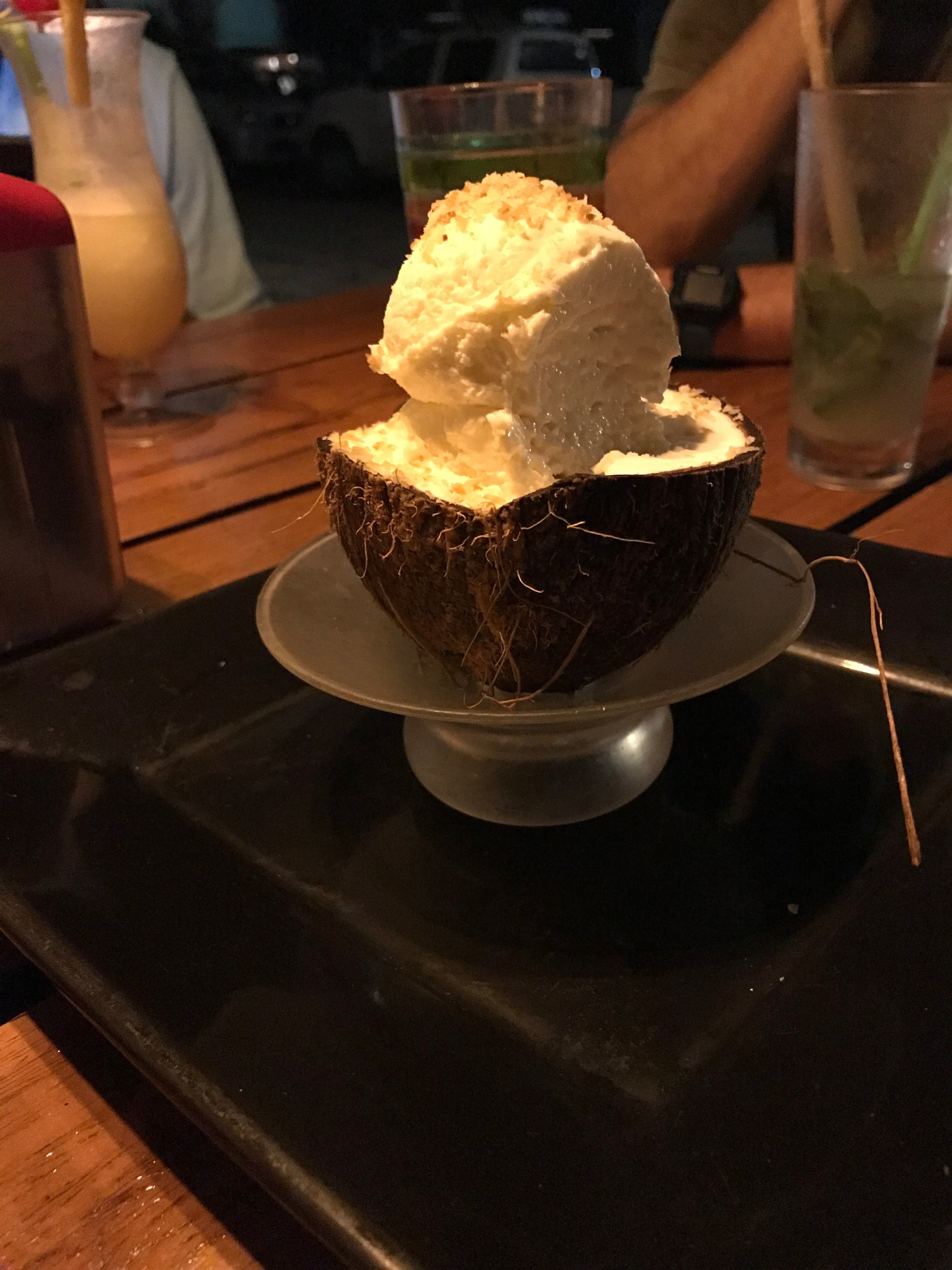 Coco Loco's Coconut Ice Cream. Yum!