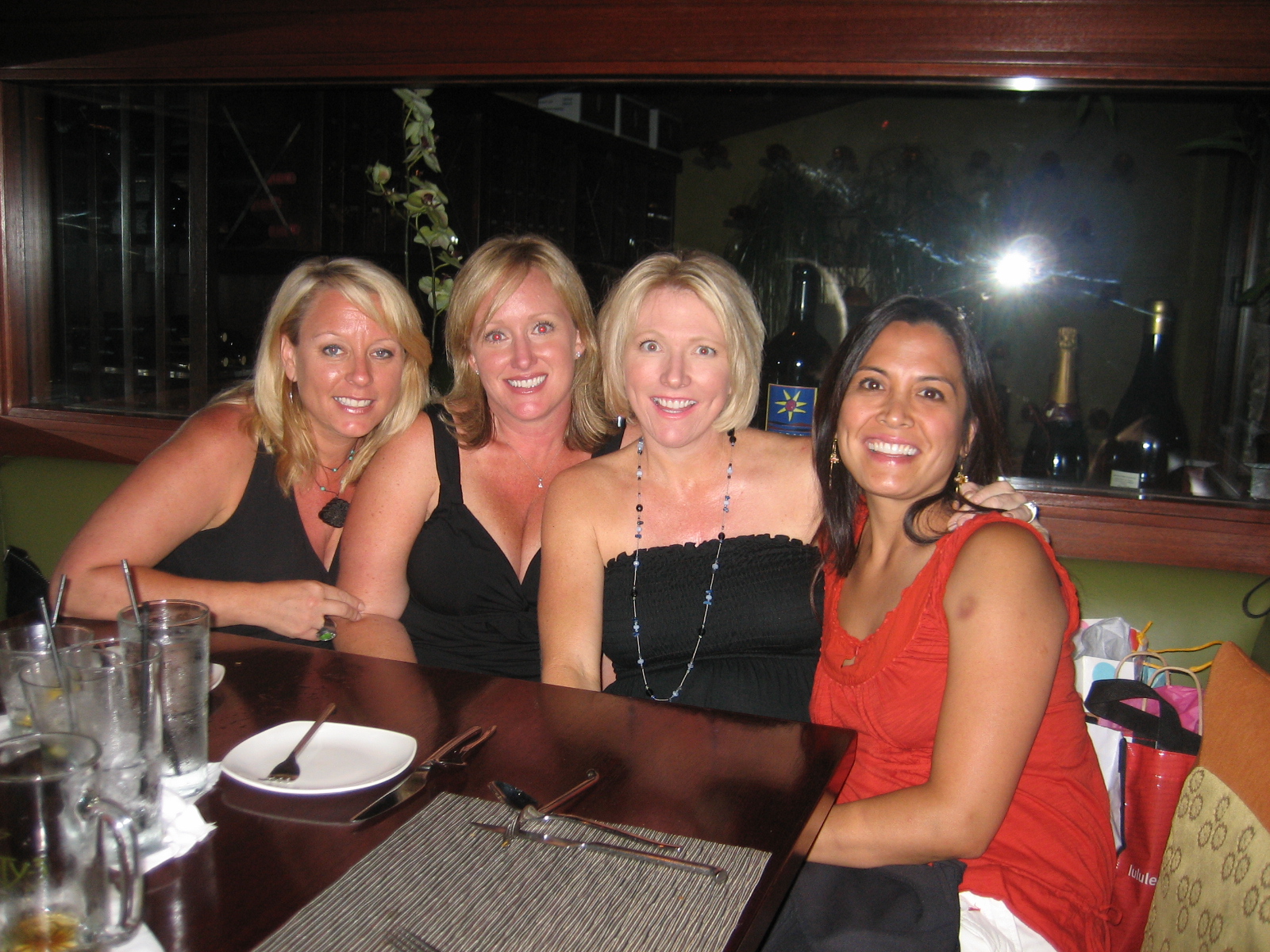 Taken many years ago, we have the Roomies. Kristin, next to me, I've known since I was ten!