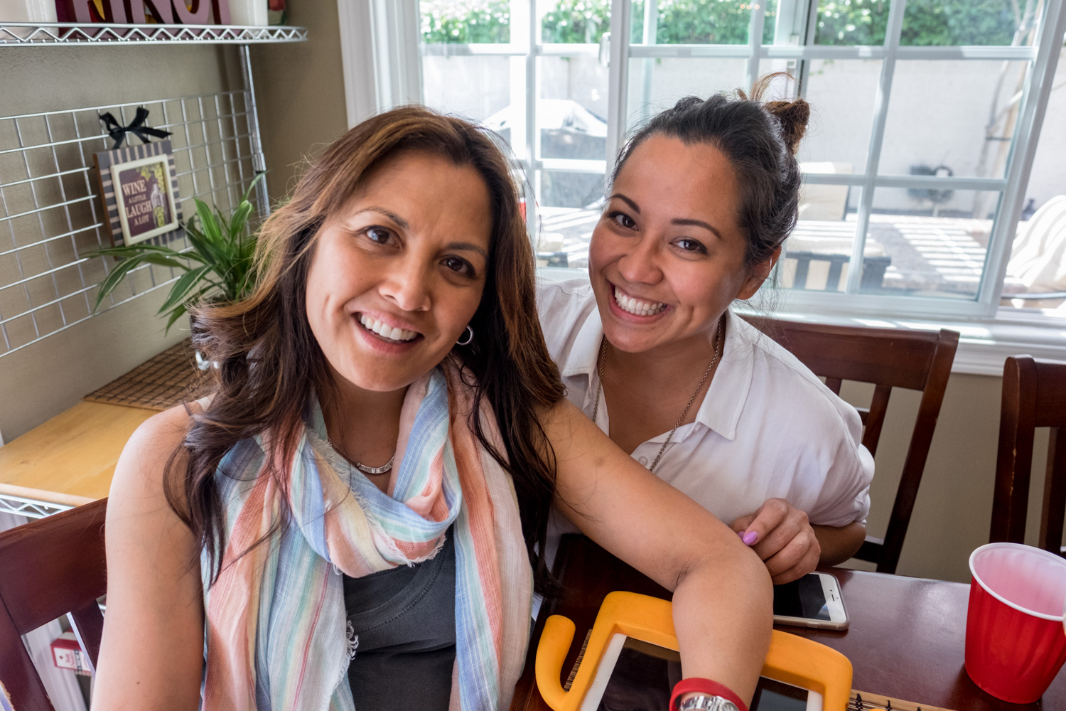 We have here my cousin Rochelle, a.k.a. Cherry Pie who started me on this blogging journey and knew me well enough to start me slow. I'd be lost without her.
