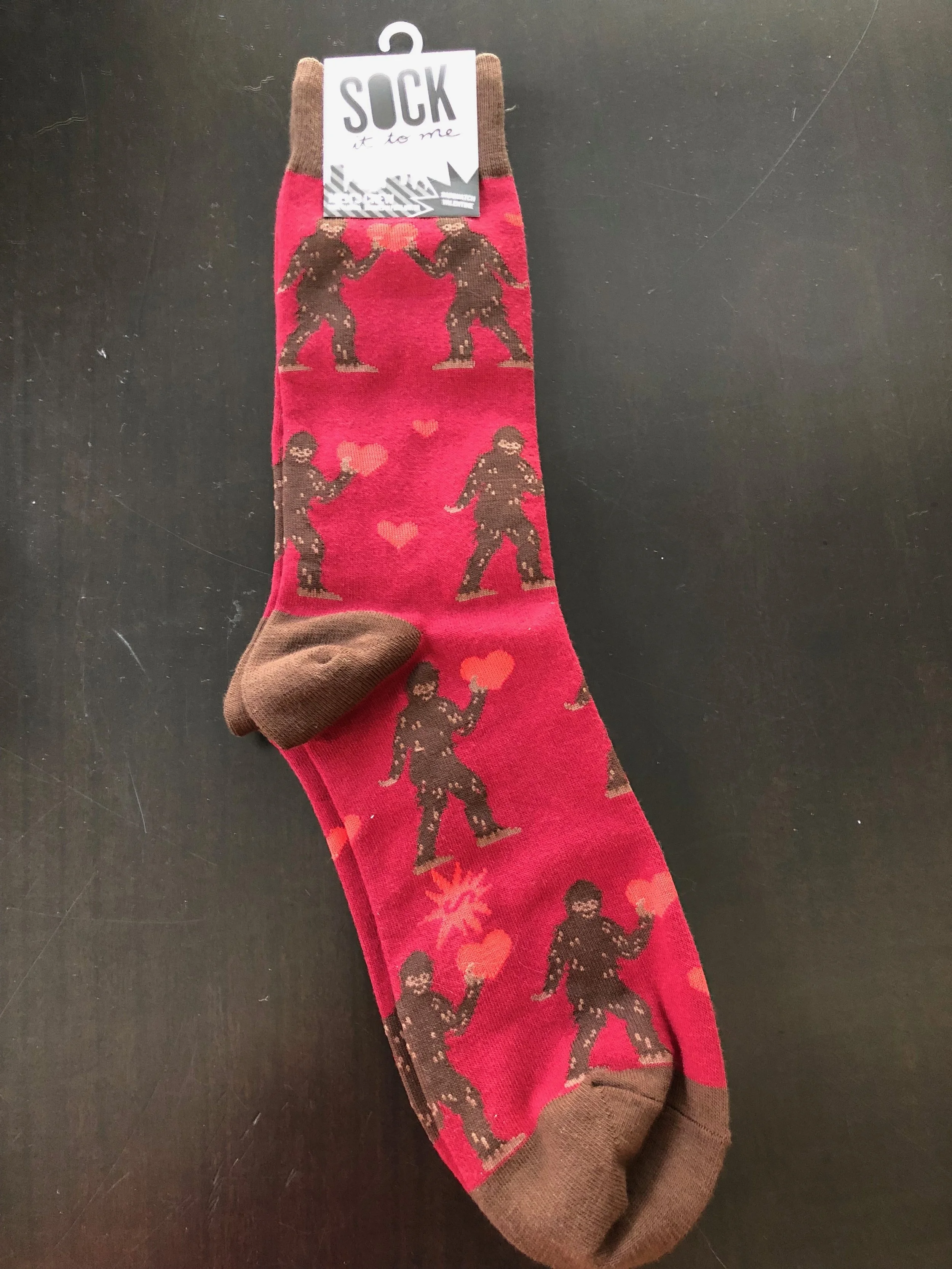 These soft socks came in men's crew or knee highs. Pamper thy feet. 