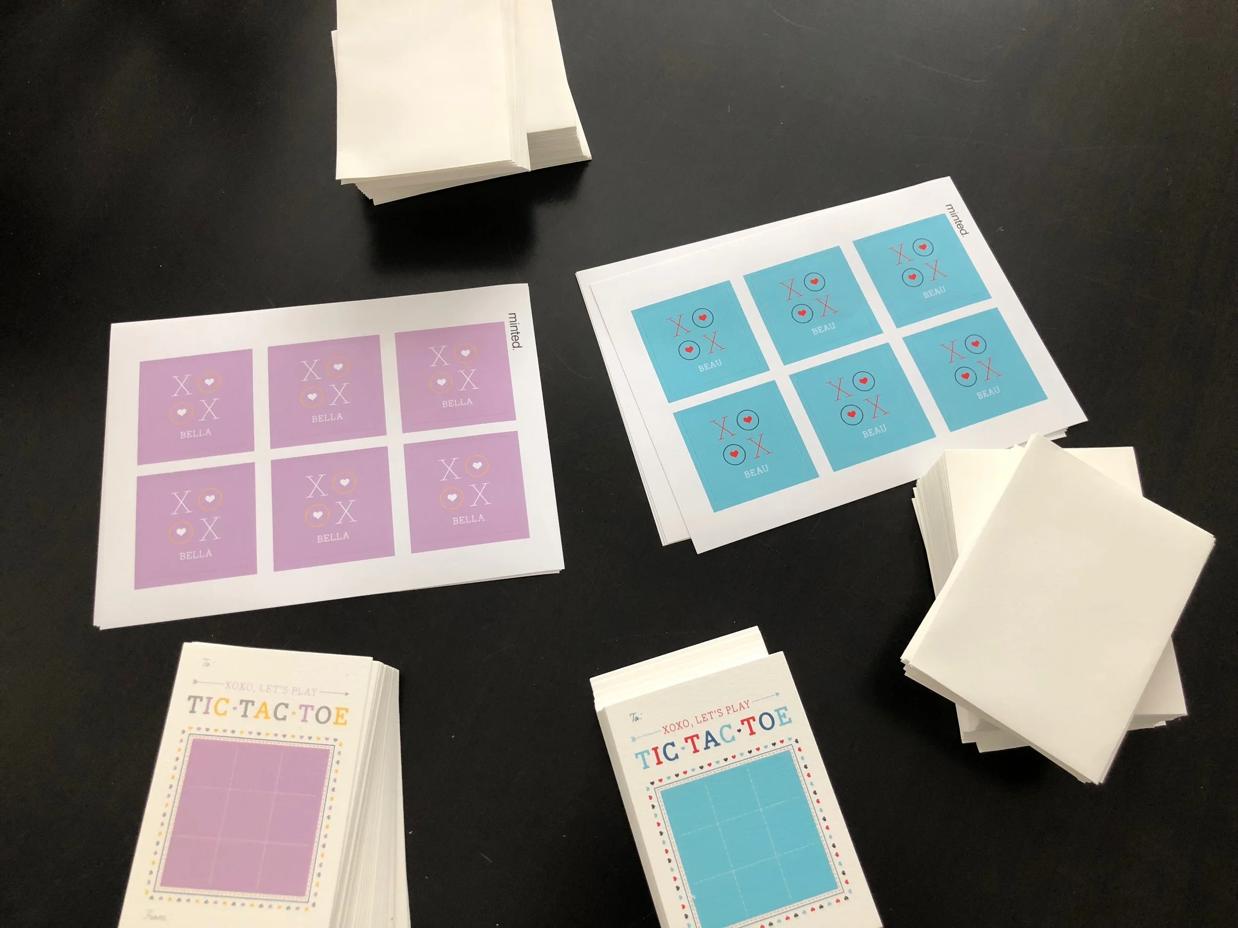 These cards have absolutely nothing to do with pampering or calming BUT I'm so proud of my cousin Pauline! She designed these cards for Minted and we ordered 75 of them. My kids signed the cards to give to their classmates and we have enough for everyone else in our village. 