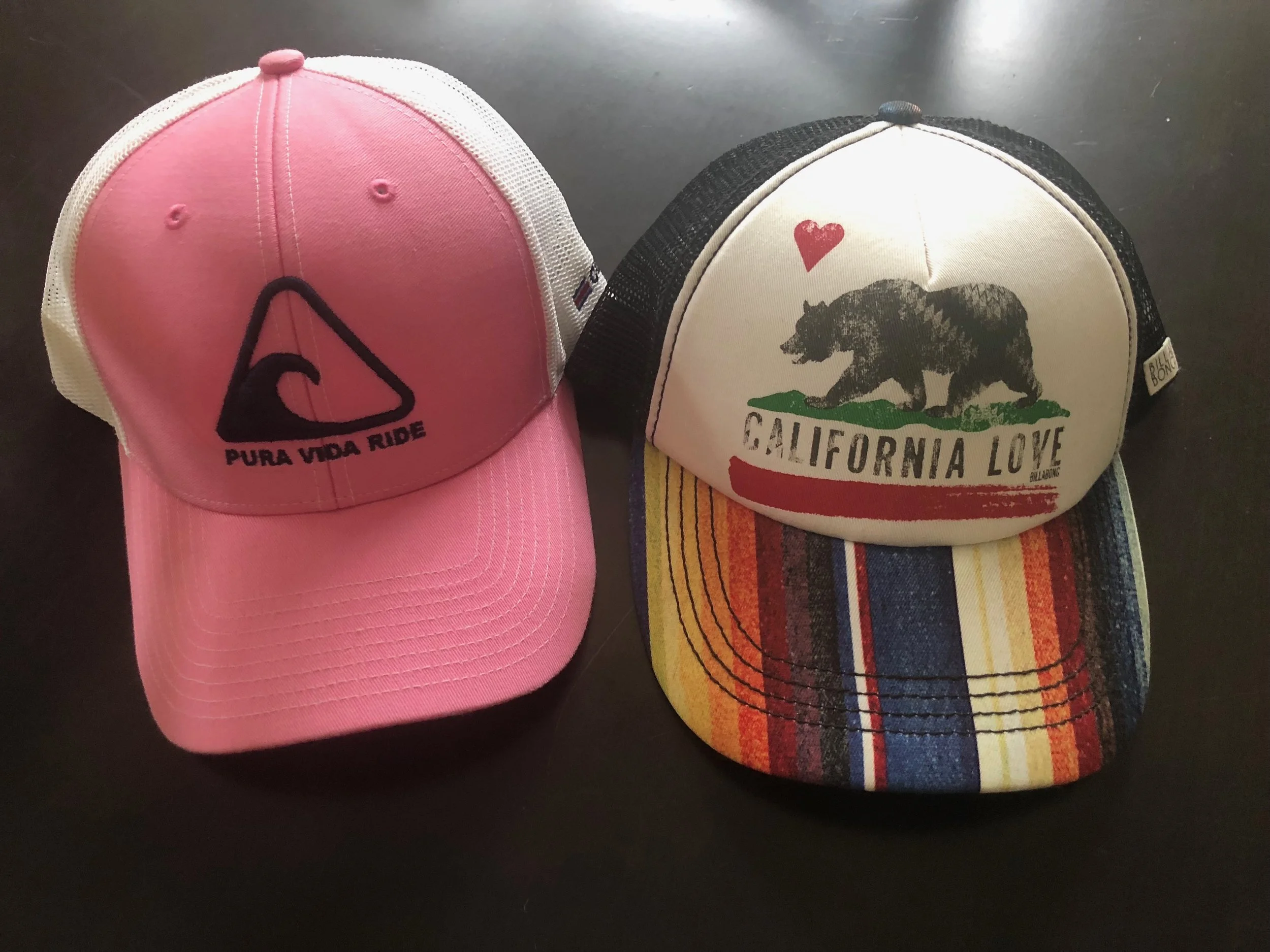 You will not find me wearing the Pura Vida cap in Costa Rica or the California Love hat in California. 