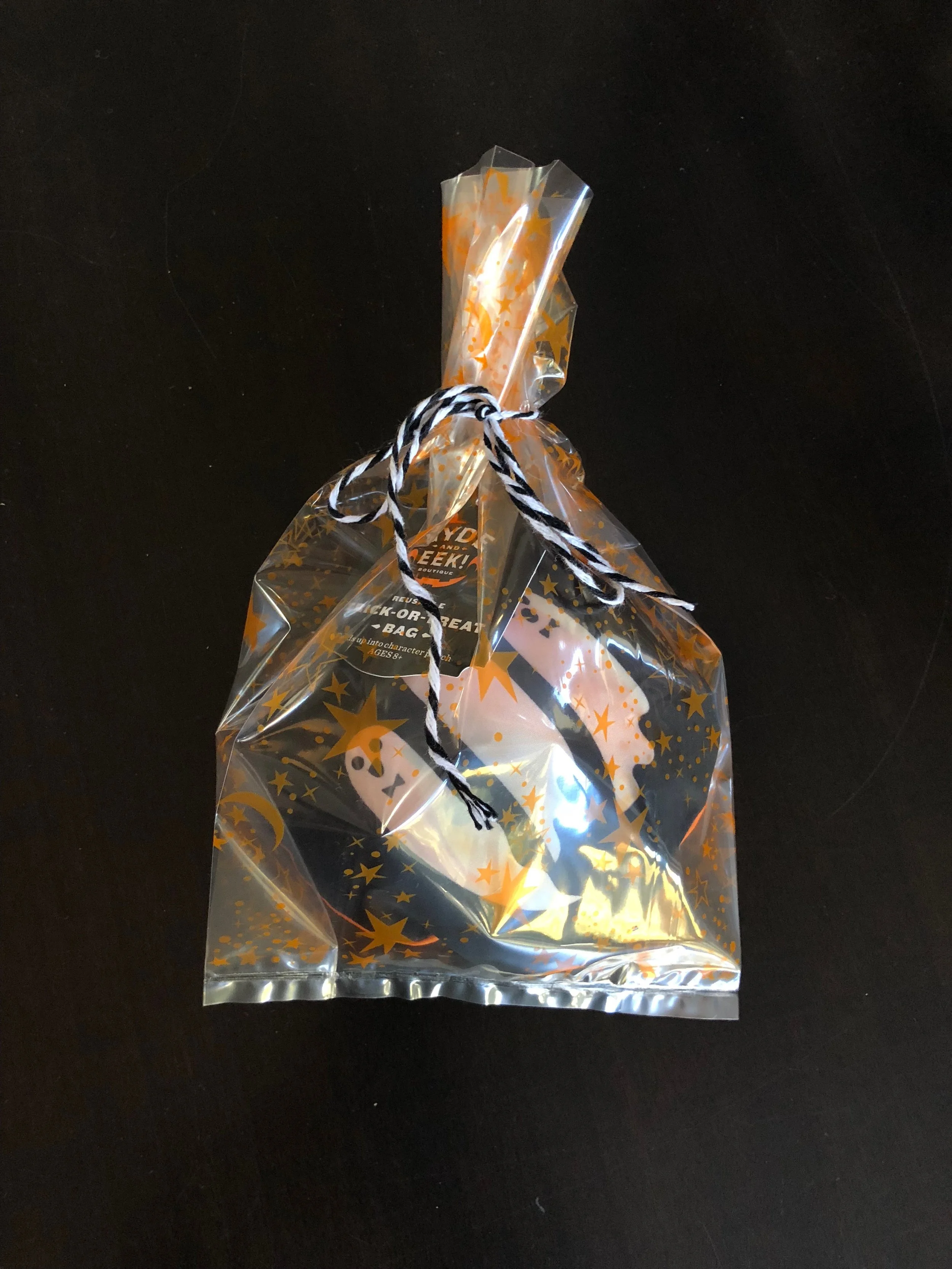 Present it in a clear plastic bag to dress it up? What is your vote?