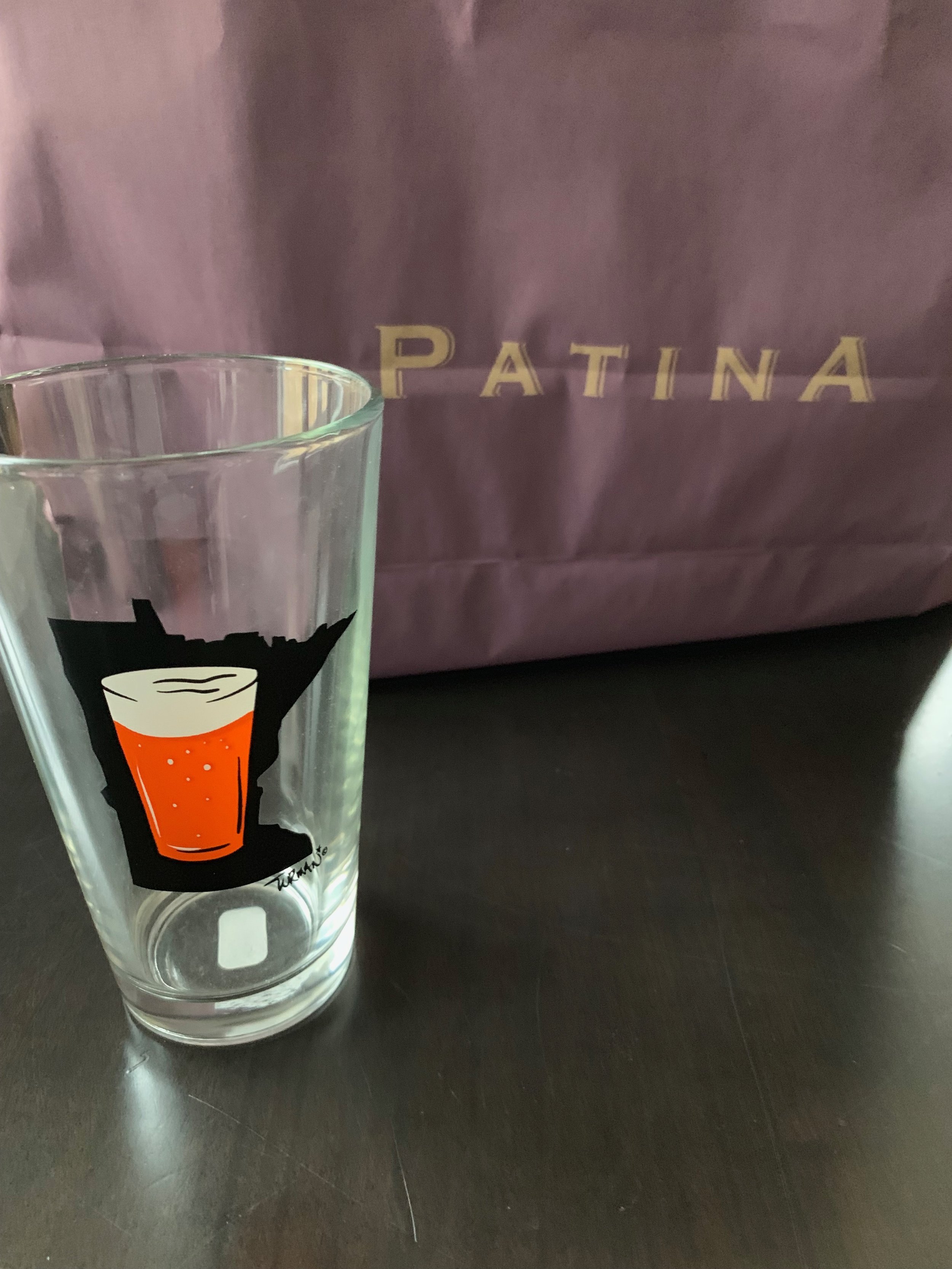 Or if you’re thoughtful but thrifty, this represents everything you need for National Beer Day. Your home boy or home girl will appreciate this pinch . Patina : $9.95.