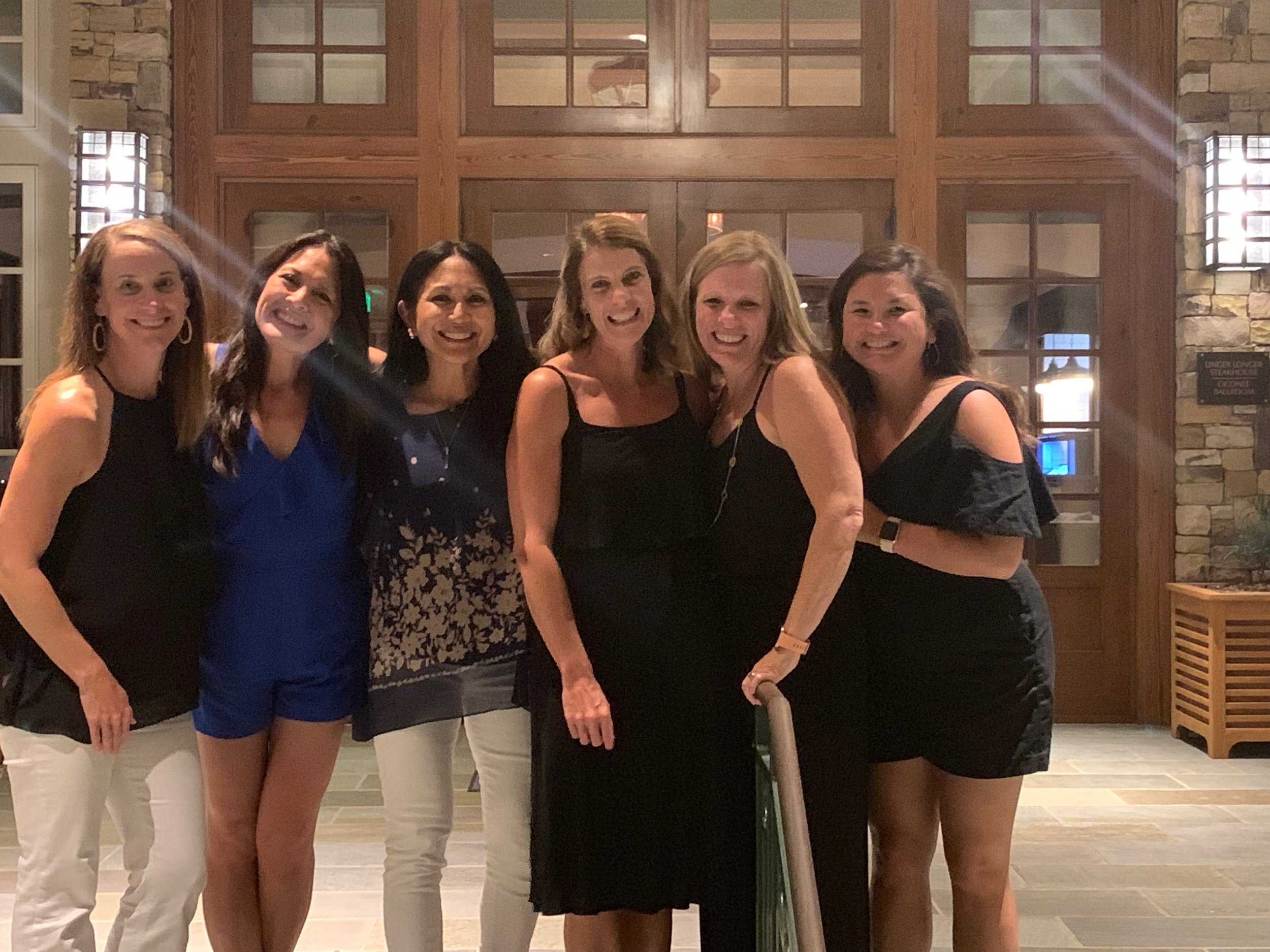 We clean up nicely. The fancy dinner celebration was so tasty with top notch wine and food presentations including a whimsical cotton candy dessert.