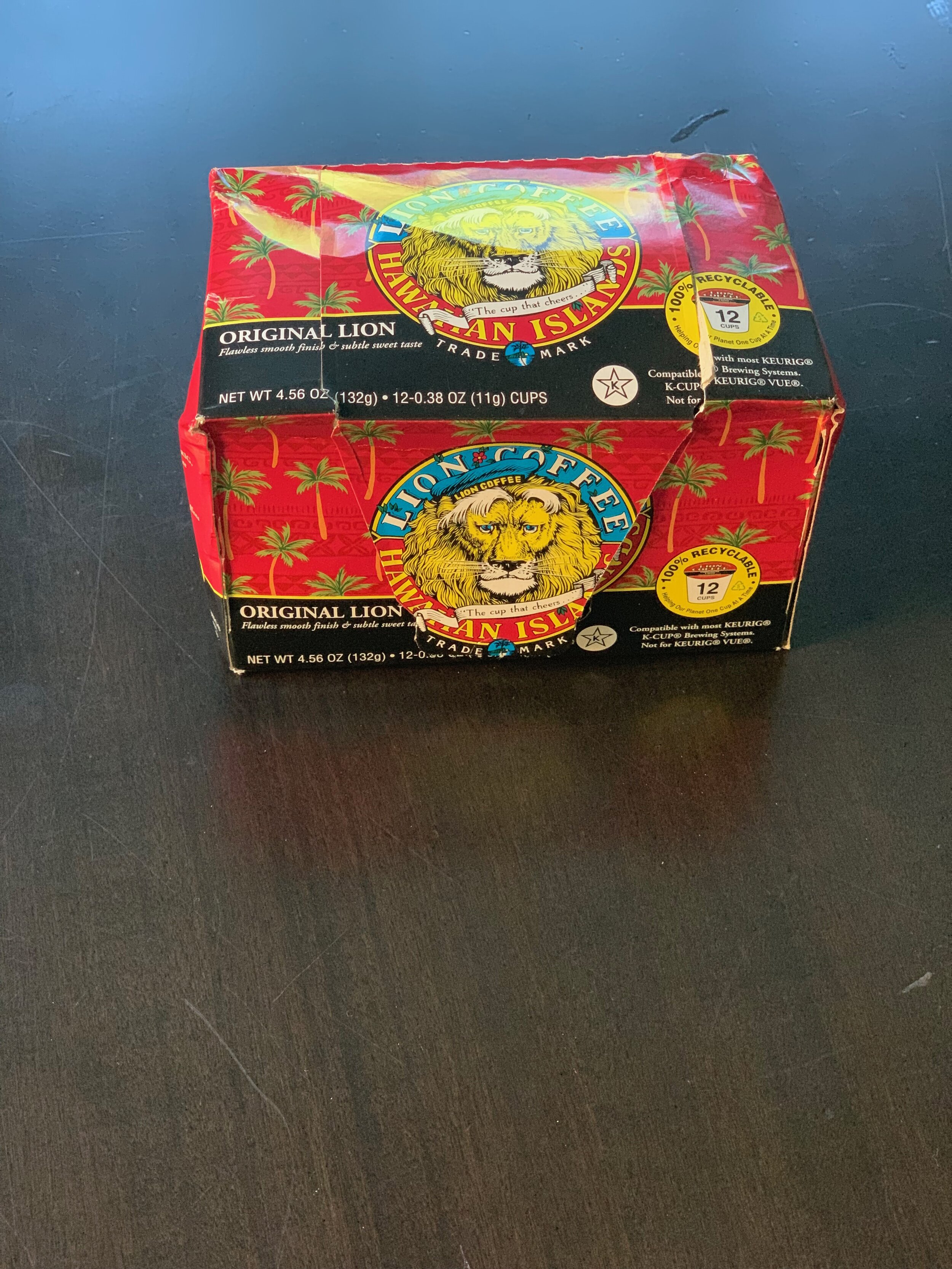 This pinch was part of a large care package from Hawaii. Coffee pods of Hawaiian coffee made for Keurig-type machines.