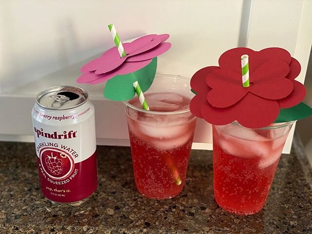 Drinking straws can make even sparkling water attractive. These cups were for two wonderful women @housestory.land. They continue to work hard on creating paradise right outside our home. Just a fun way to stay hydrated. #nationalhydrationday