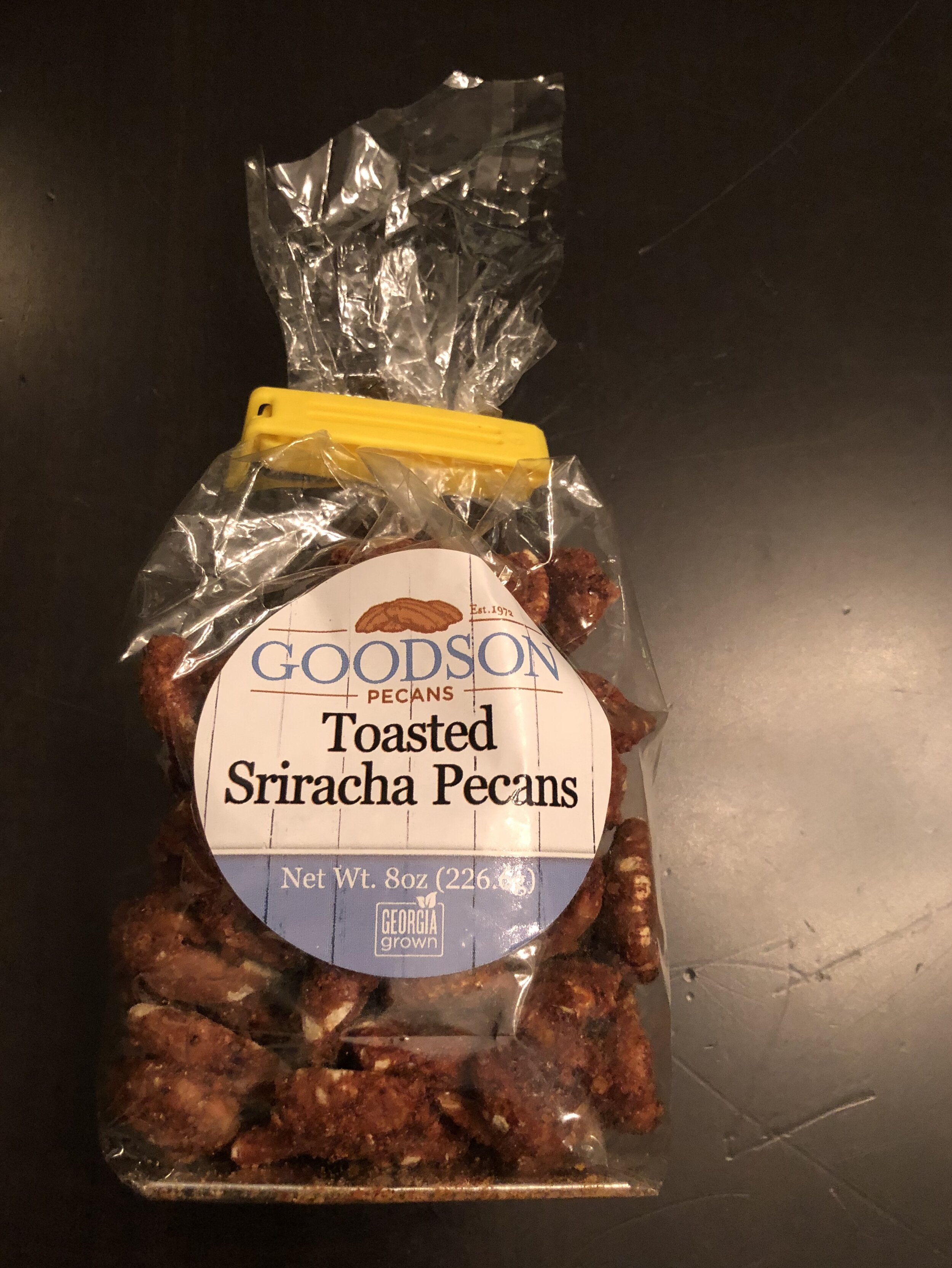 Yes! Spice up the sweet pecans. A great pouch from my cousin Jay-Jay.