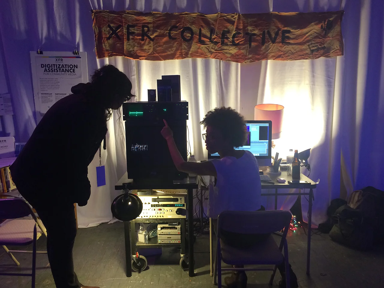 XFR Collective’s installation at MIX NYC’s 28th New York Queer Experimental Film Festival