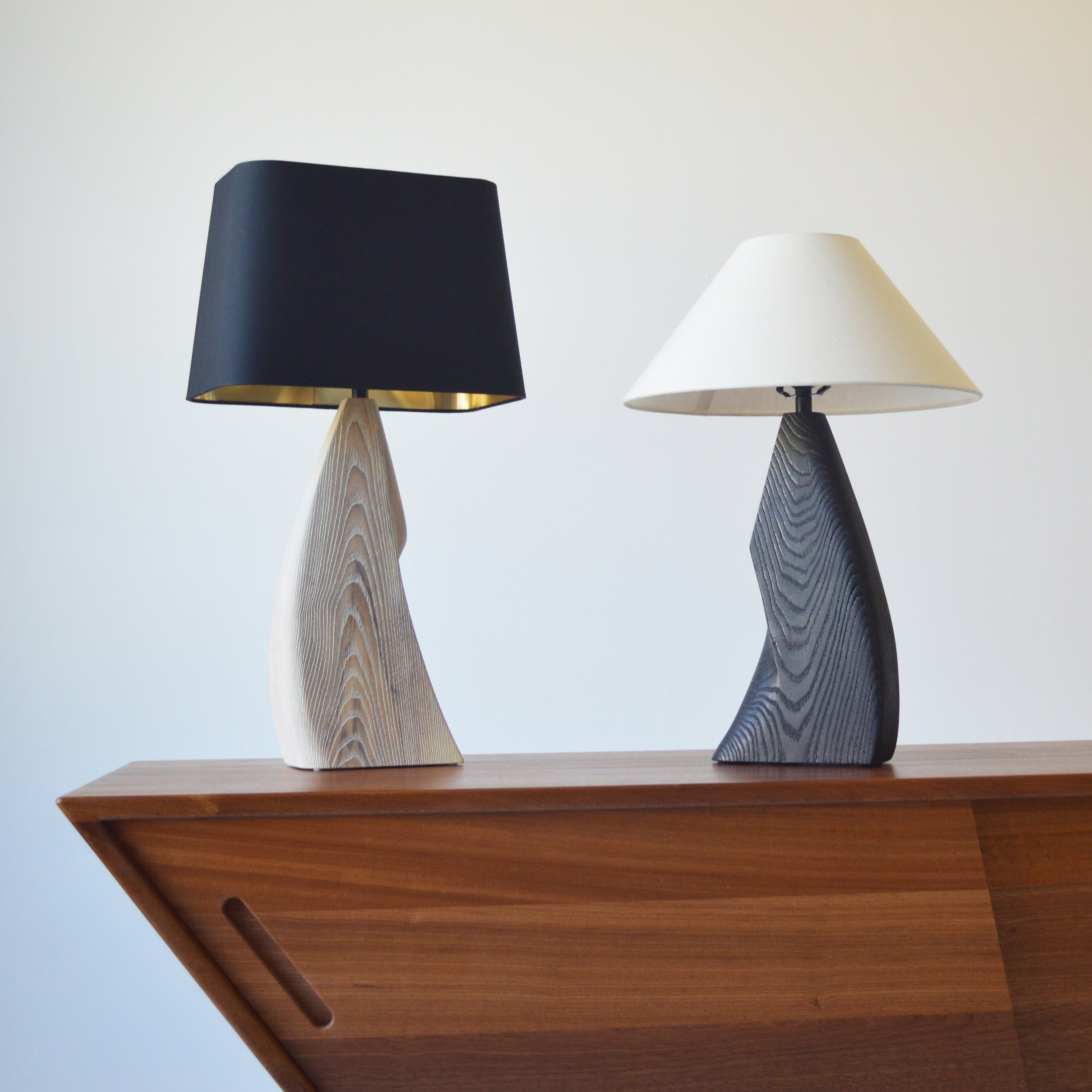 B&W Lamps on Credenza.jpg