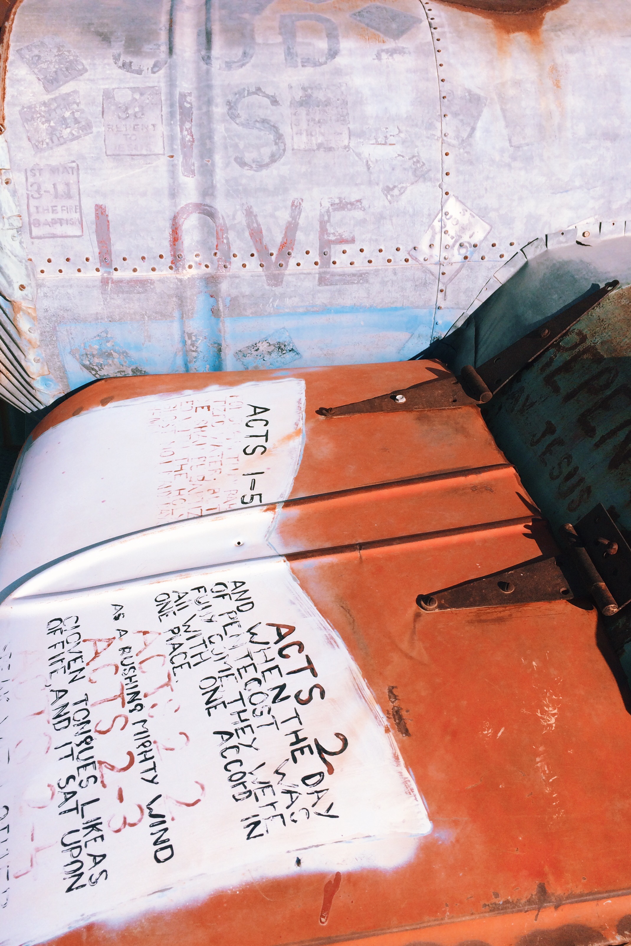 Salvation Mountain car.