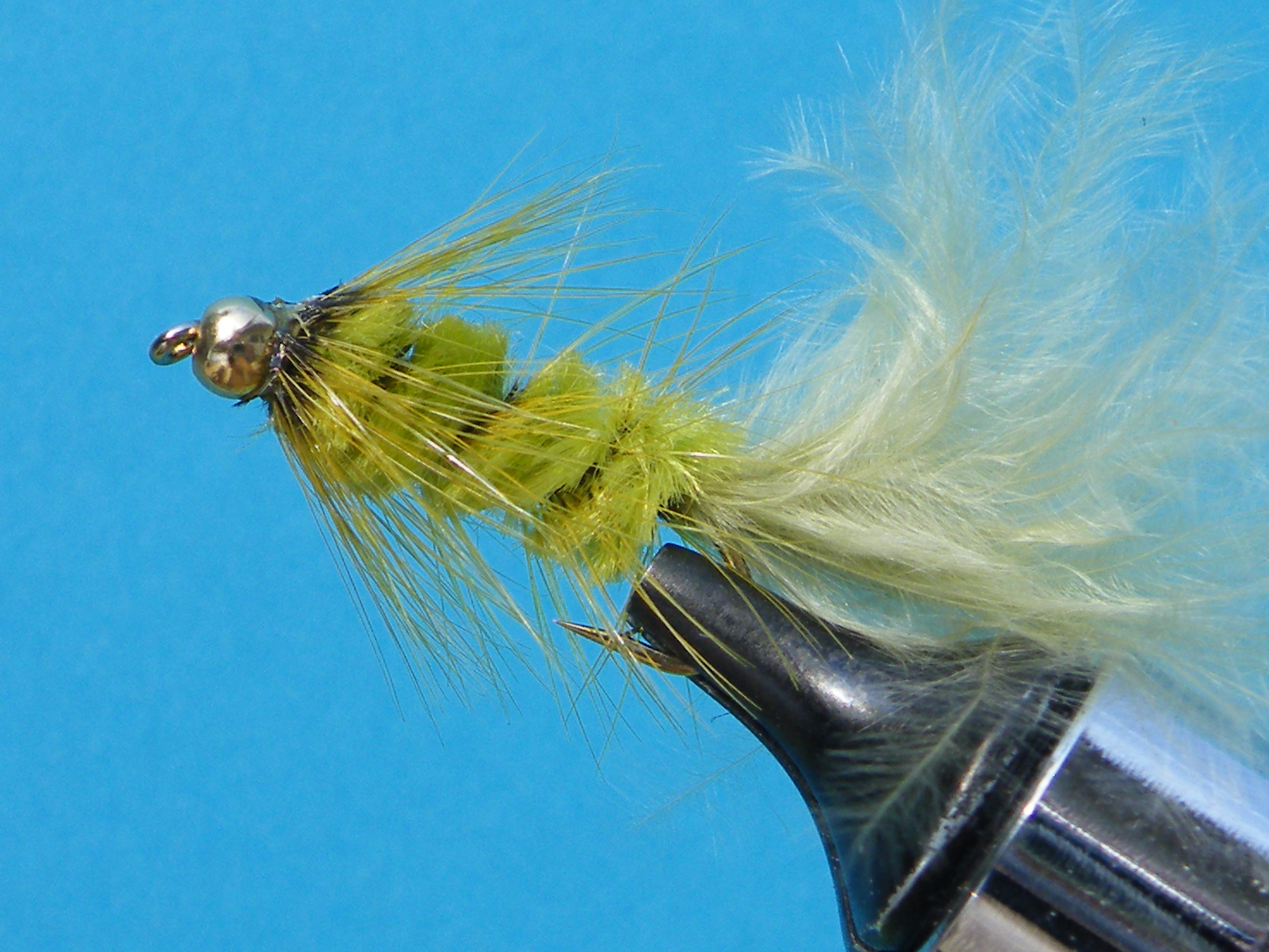 DSCF5720 Olive Woolly Bugger Beadhead.JPG