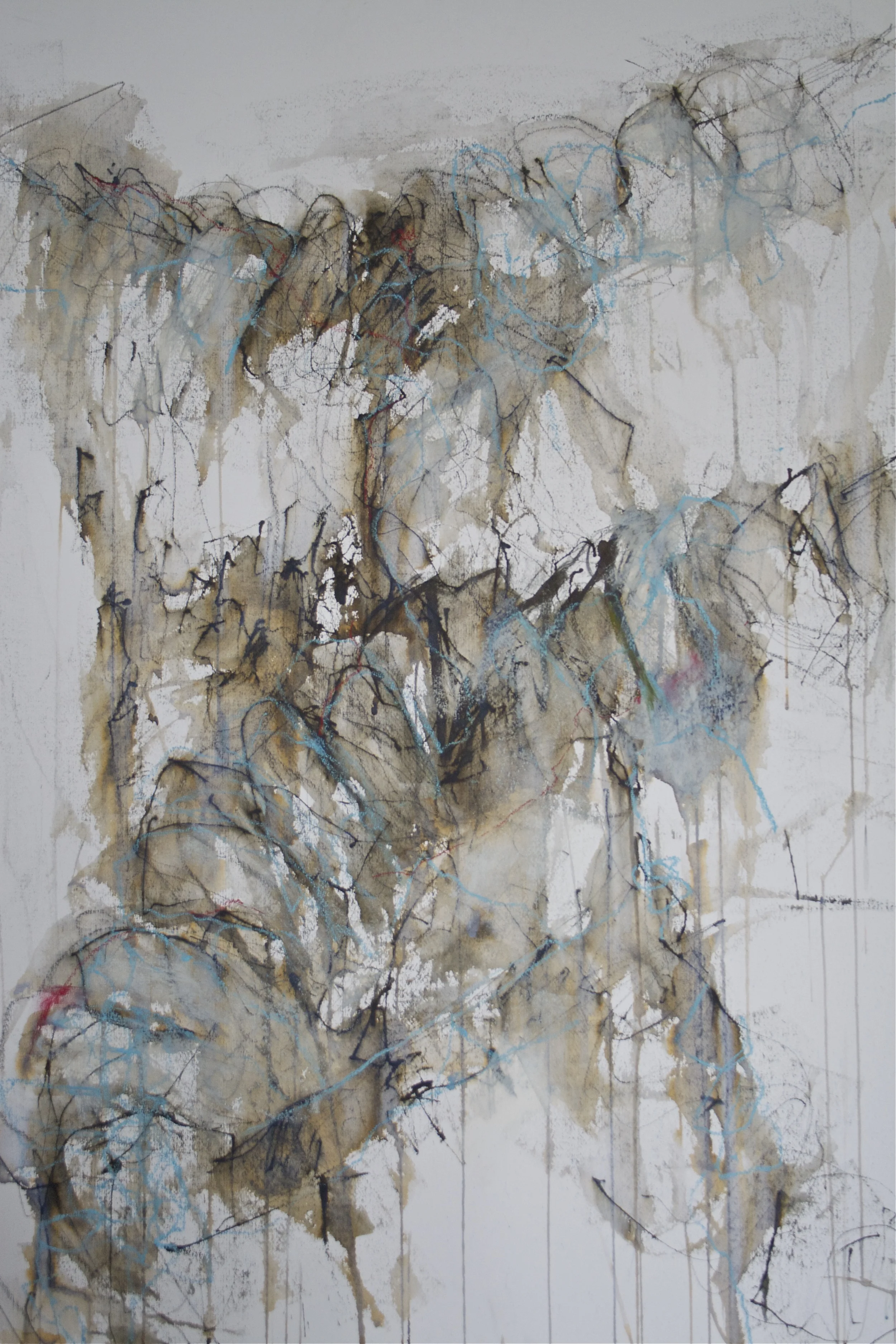 120cm x 90cm, Ink, Charcoal, graphite on paper 2013