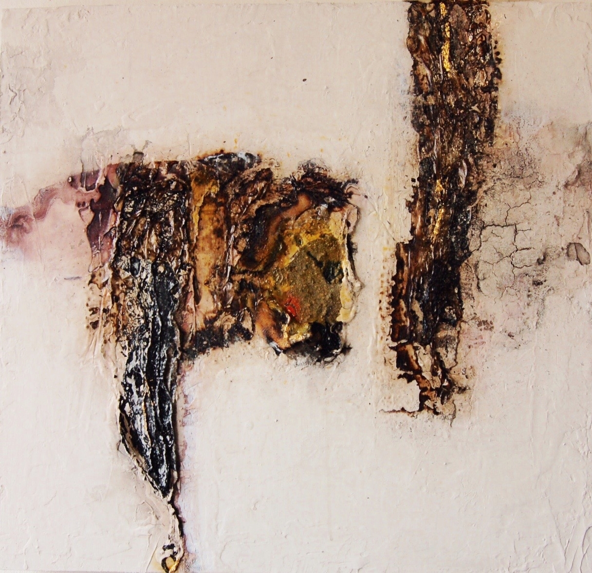 60cm x 60cm, mixed media on board (sold) 2015