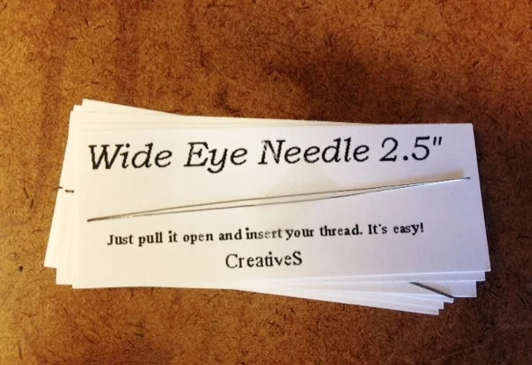 Wide eye needle