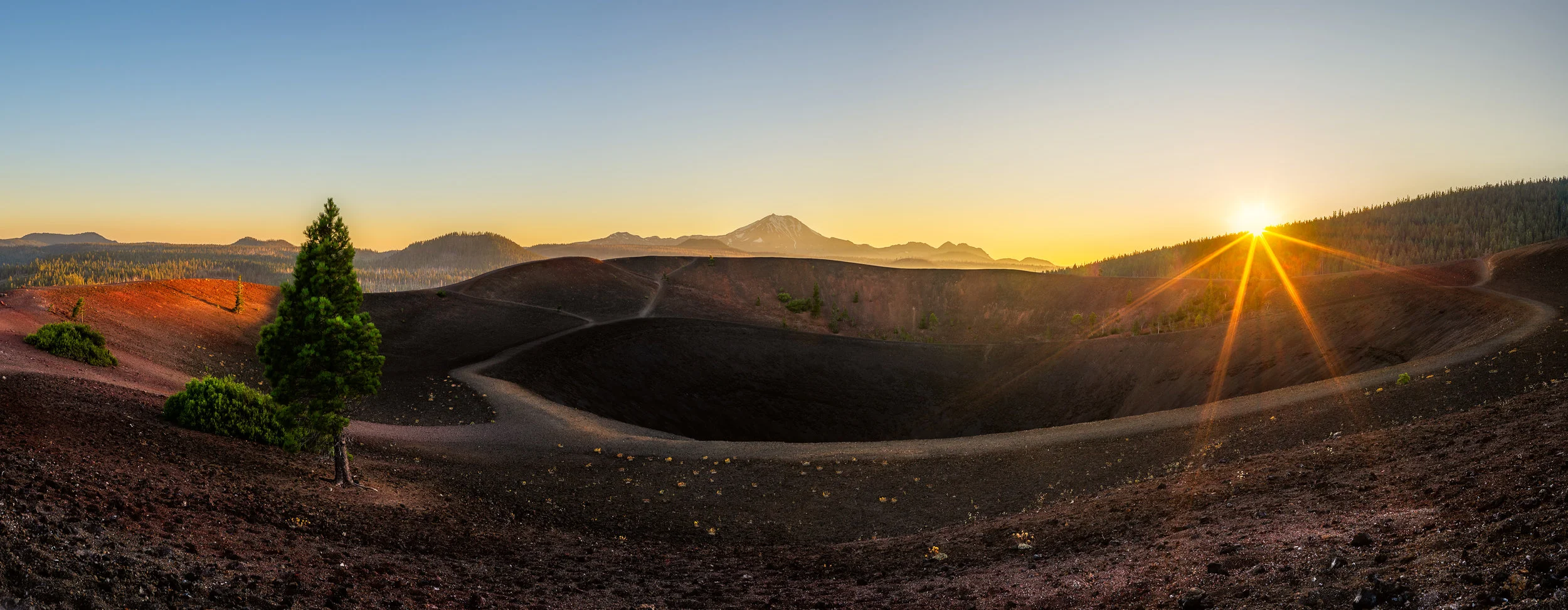 On top of the Cinder Cone at Lassen Volcanic National Park.
