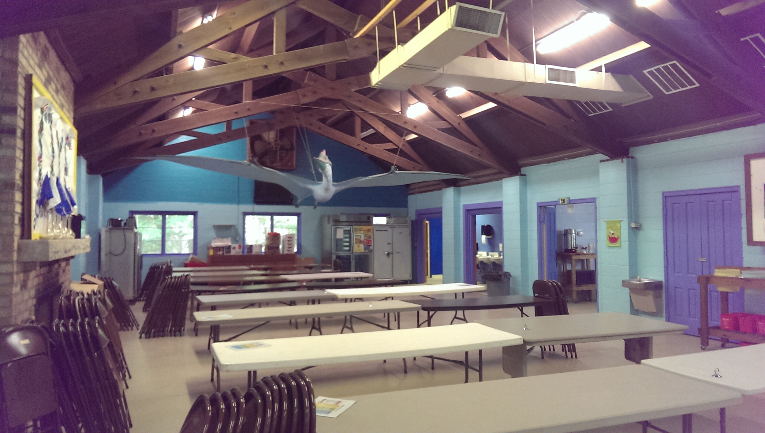 The Dining Hall at Camp.