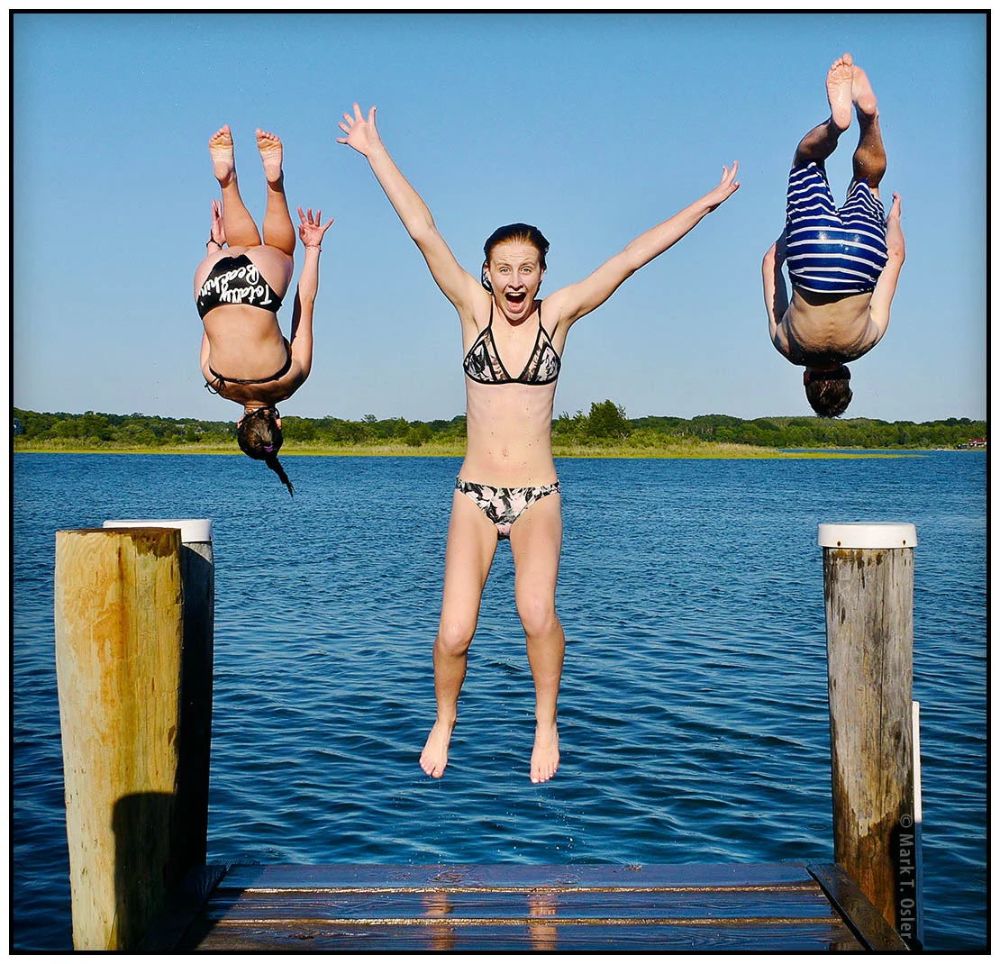 This photo really belongs more to my daughter than to me. She conceived it, organized it and executed it. All I did was push the shutter button. Thanks, honey!