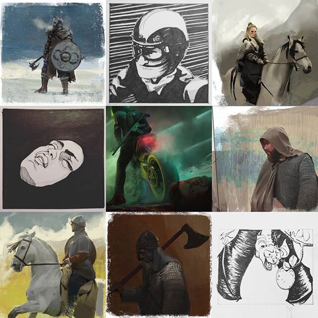 Here's some of my favorite works of #2019. It was clearly a year of studying and learning.

#bestnine2019 #newyear #2020