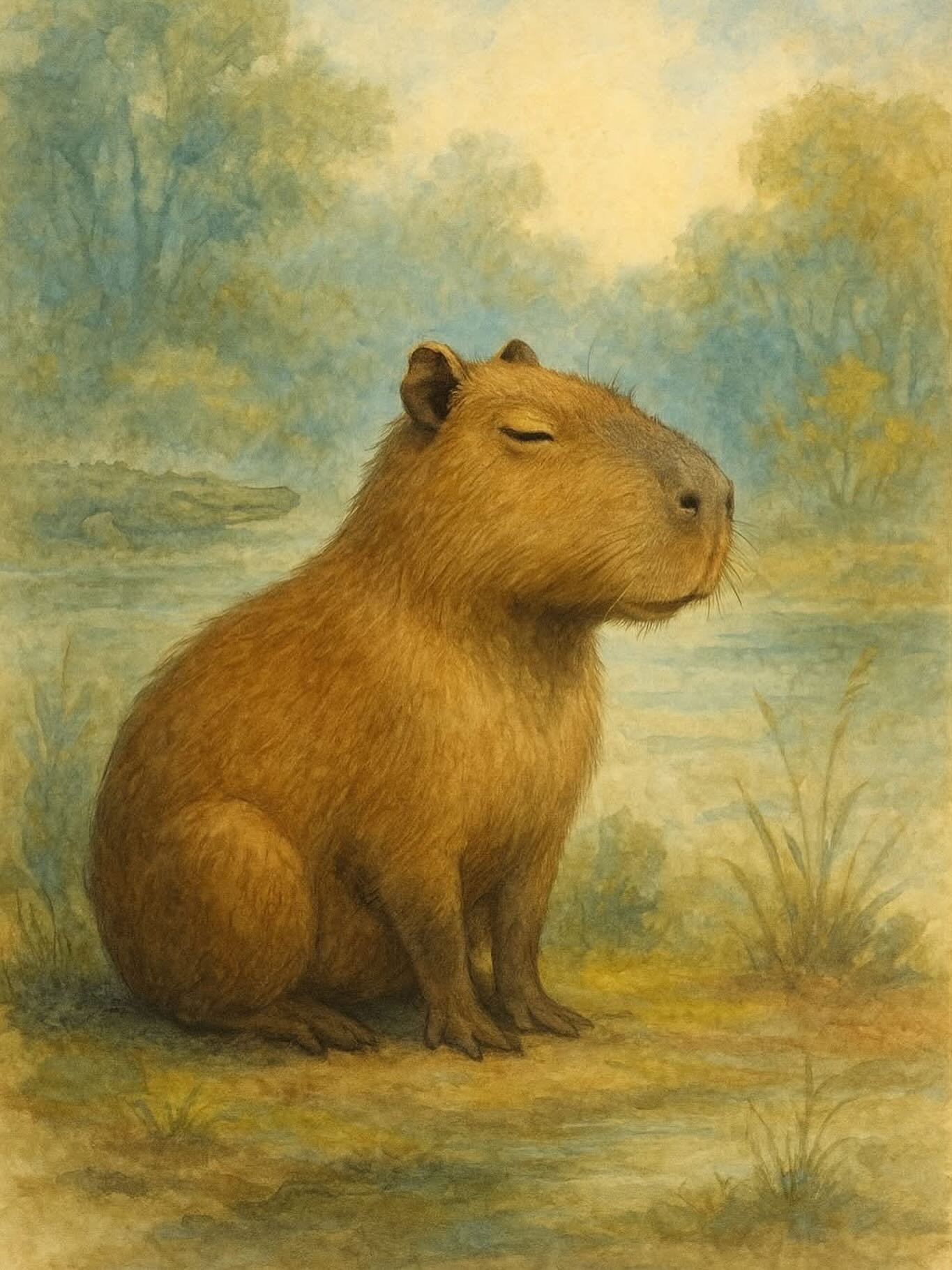 Today, the Cat Woman of Steeltown celebrates the Capybara!  They say the capybara fears nothing&hellip;
But it&rsquo;s not about bravery.

It just doesn&rsquo;t fight.
Doesn&rsquo;t run.
Doesn&rsquo;t shout.
Doesn&rsquo;t panic.

It moves through the