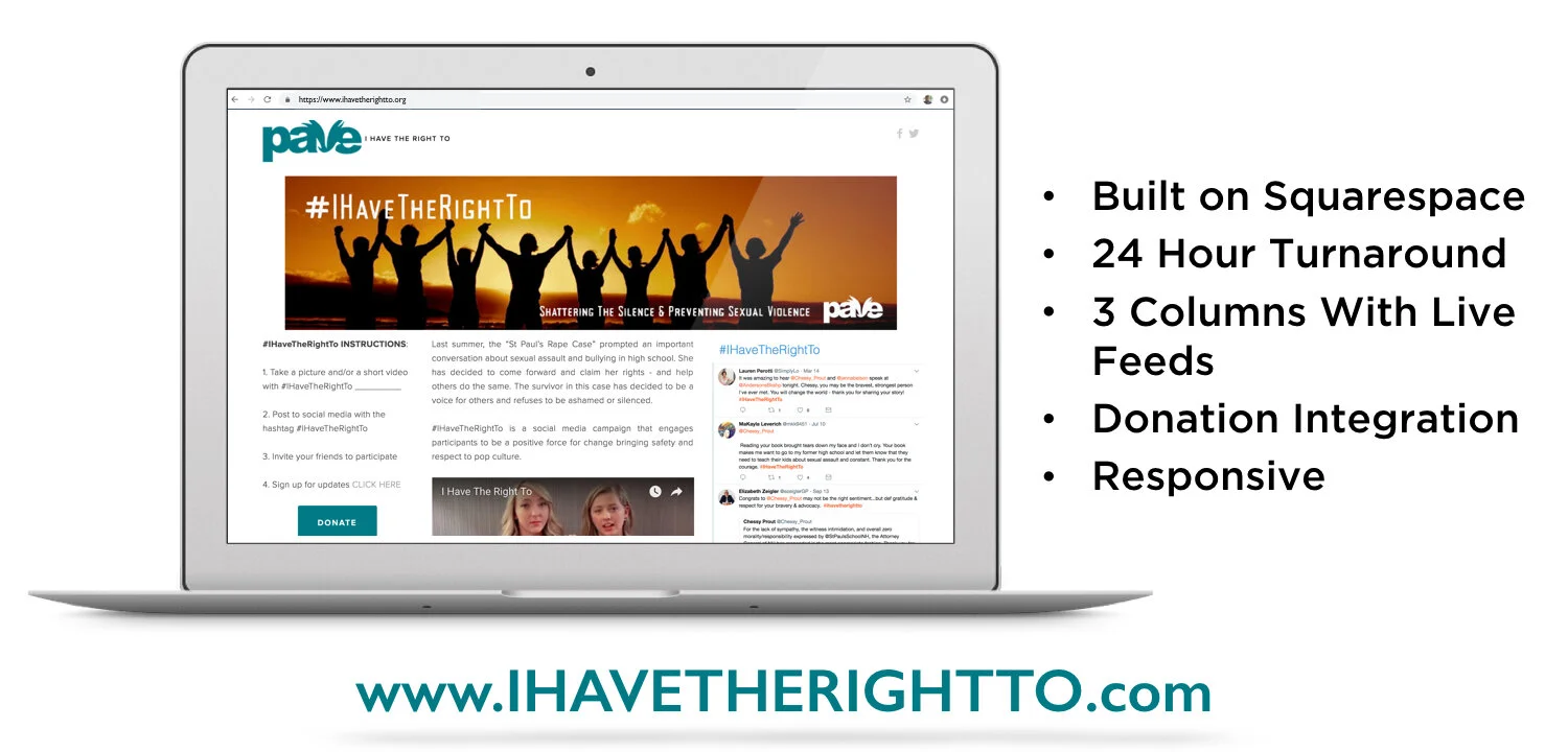 Online Campaign: #IHAVETHERIGHTTO
