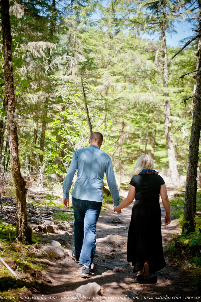 MoscaStudio | Nicole & Allen Engagement Session; Ramona Falls, Mt Hood Oregon