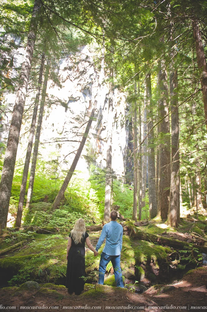 MoscaStudio | Nicole & Allen Engagement Session; Ramona Falls, Mt Hood Oregon