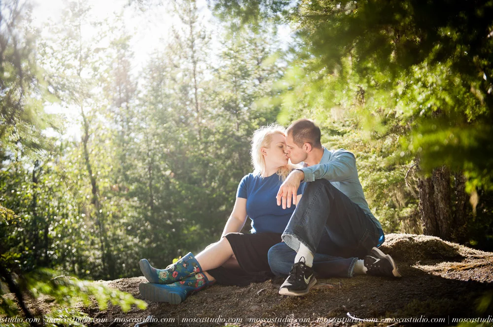 MoscaStudio | Nicole & Allen Engagement Session; Ramona Falls, Mt Hood Oregon
