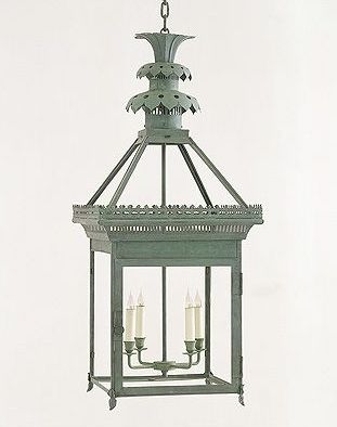 Charles Edwards Pineapple ceiling lantern, found here
