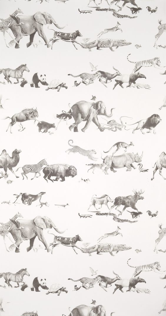 Beware the Moon Animals Wallpaper, found here