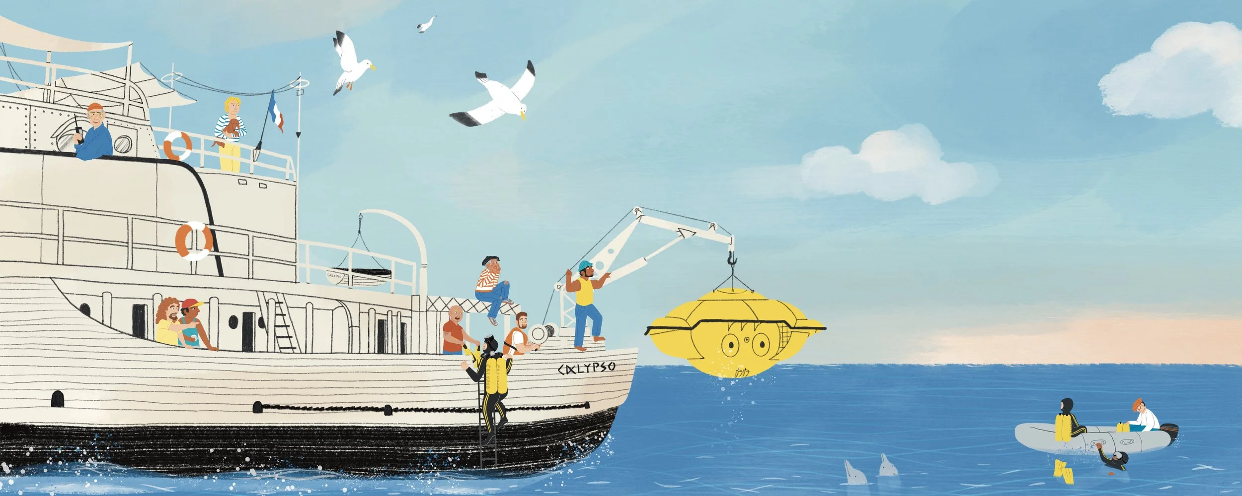 Marylore Seecharan Jacques_Cousteau_nonfiction_doublespread.JPG