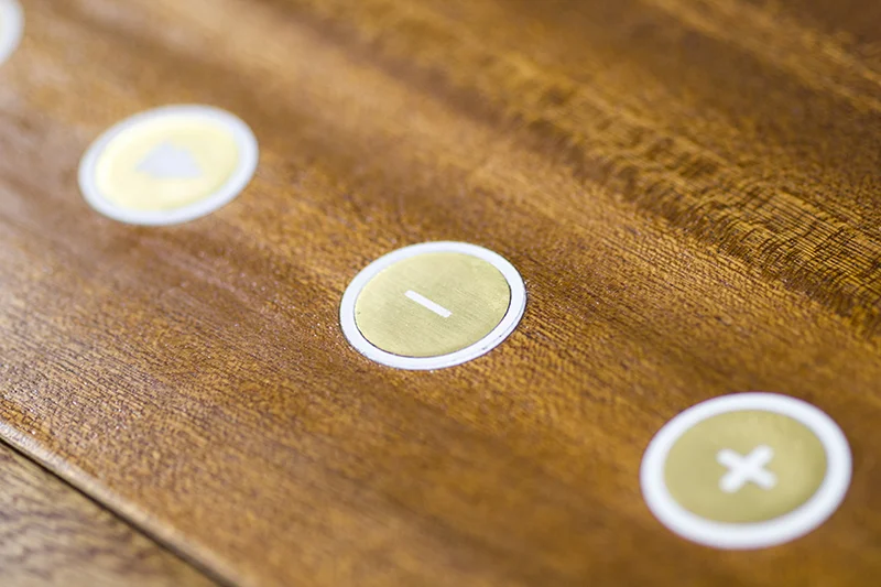 Capacitive touch buttons