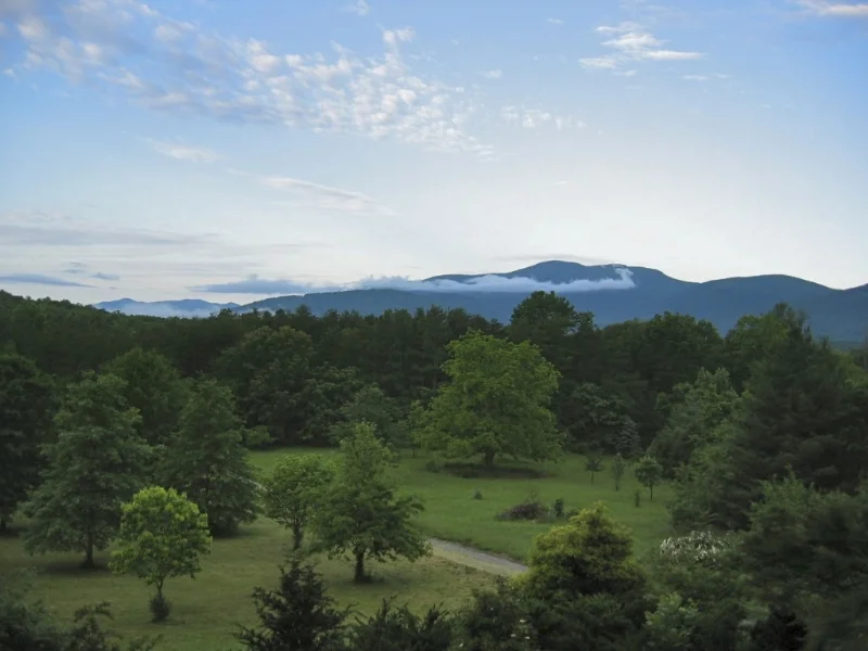 Our home & workshop, in the Blue Ridge Mountains of Virginia.