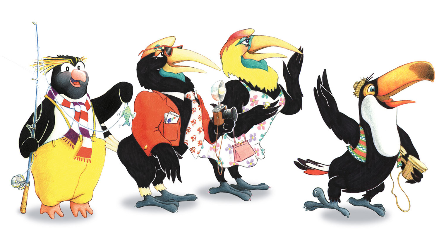 Mascot Designs for Jurong Bird Park