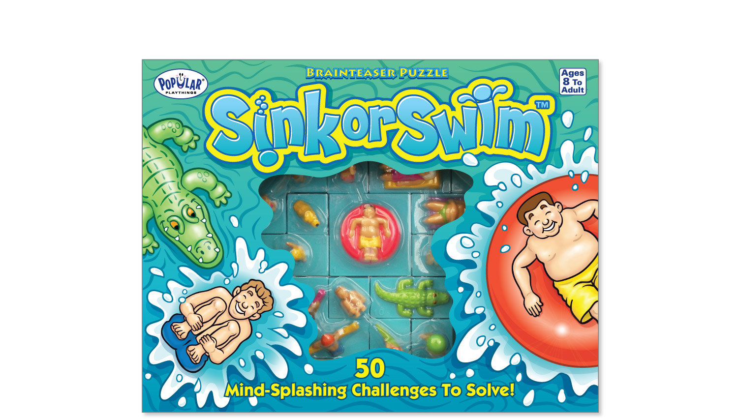 "Sink or Swim" brain teaser puzzle for Popular Playthings