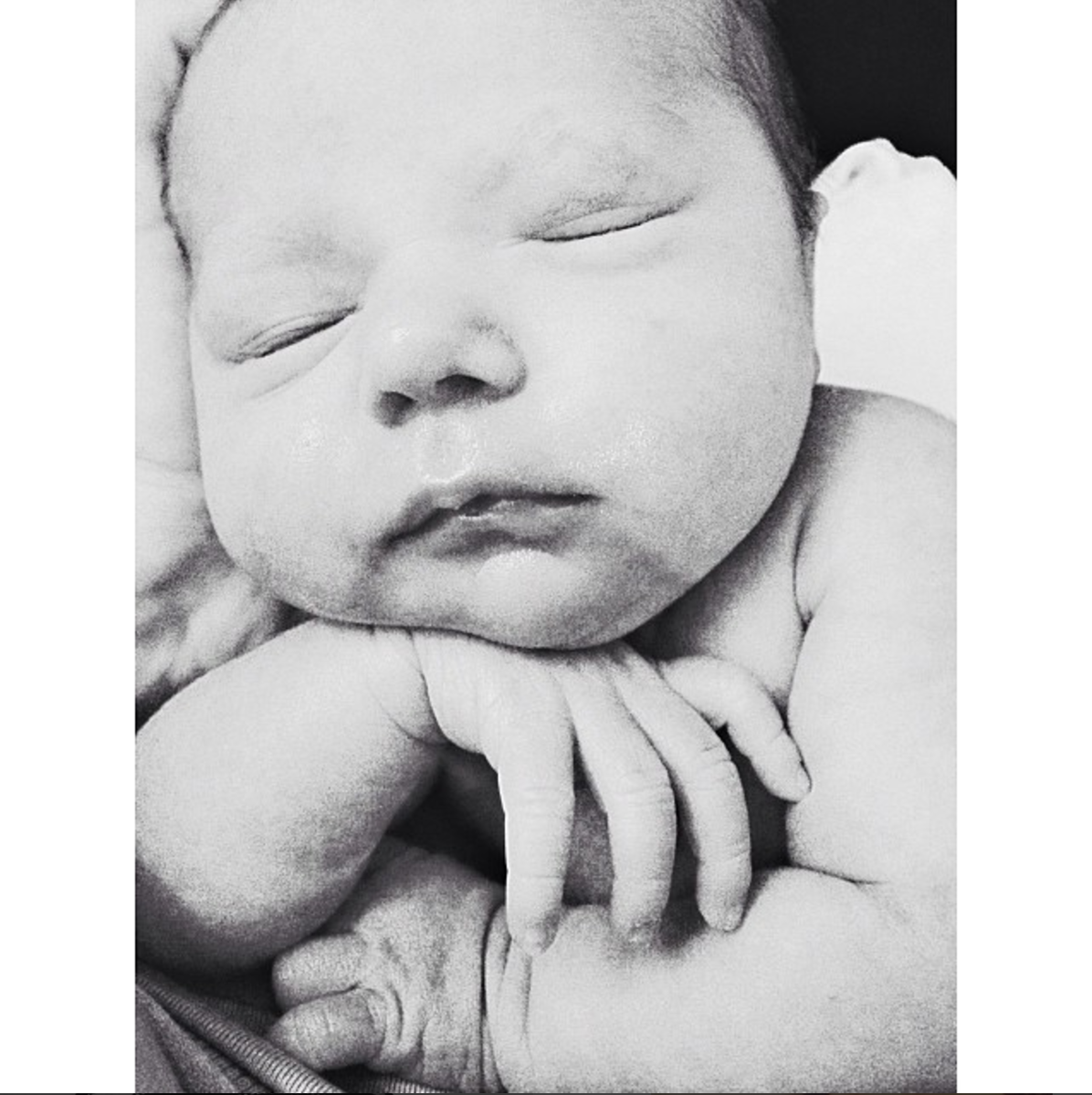 Sweet first days with Hudson!