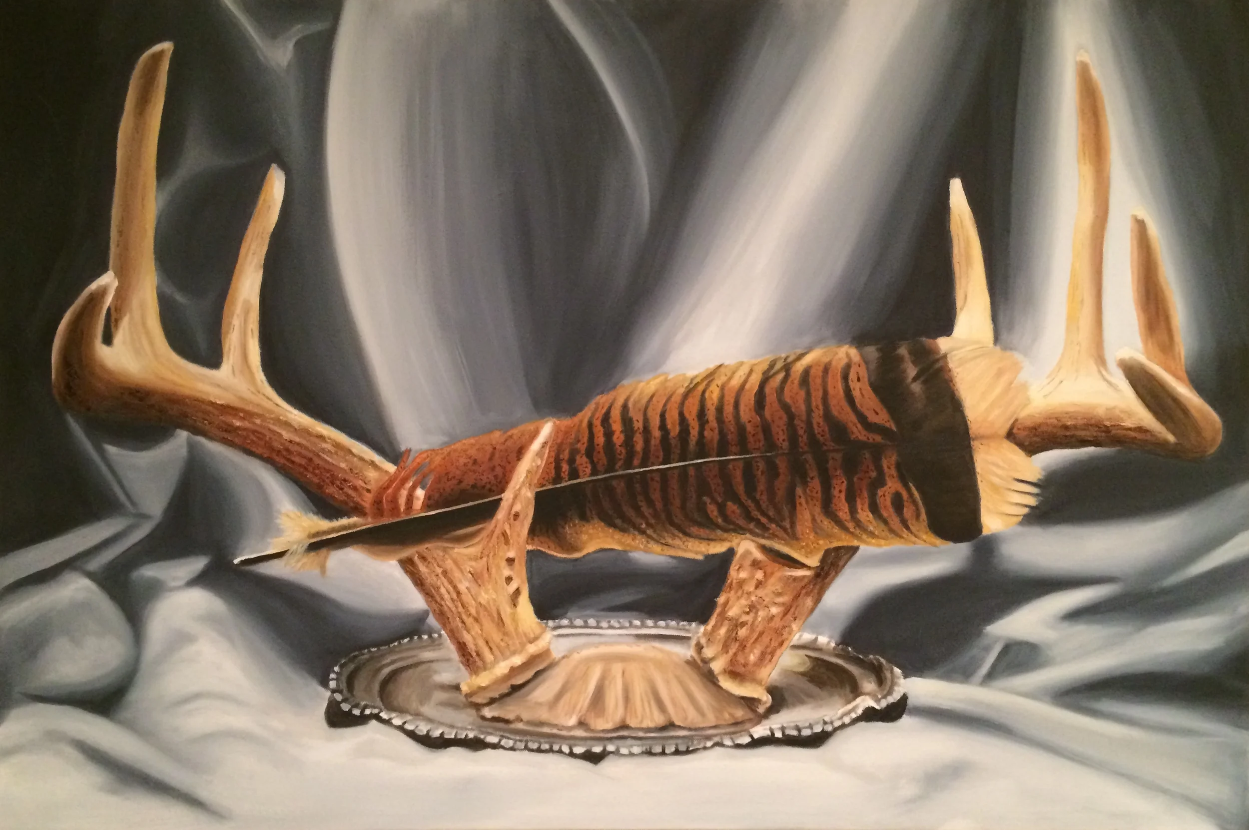 "Fertility," 2014, 24 x 36, oil on canvas