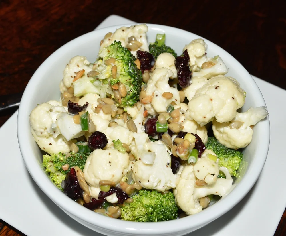 Broccoli Cauliflower Salad