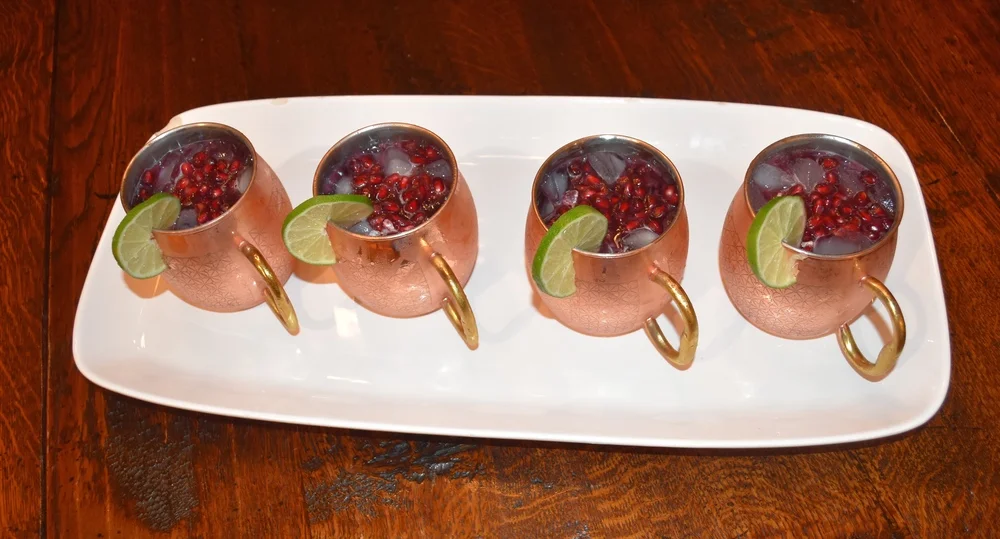 Pomegranate Moscow Mules