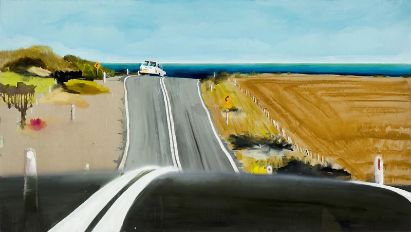 Winkipop (hope), 2011 Acrylic, oil and enamel on linen 90 x 150cm