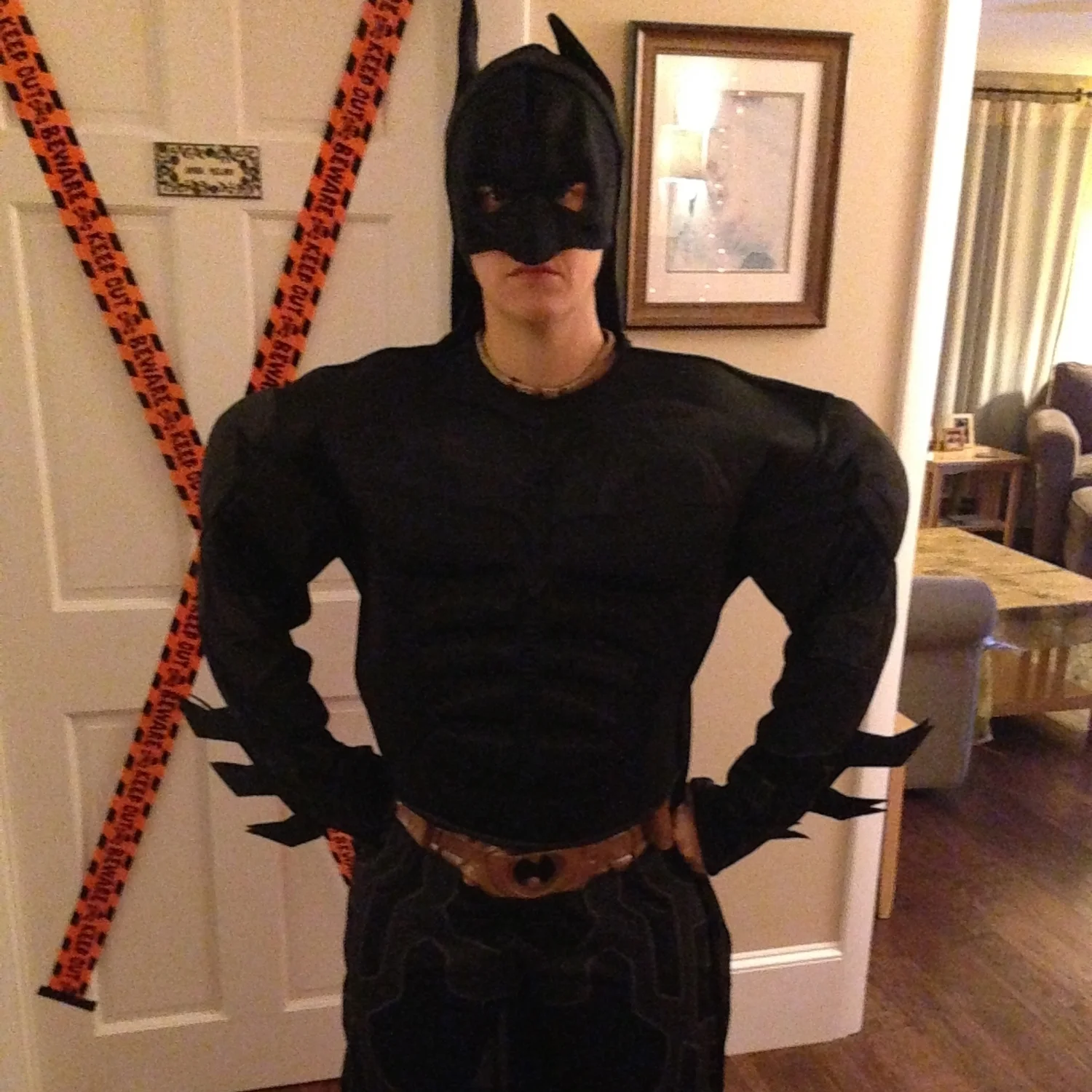 One could say that Batman gets a metabolic workout in while he's fighting crime, but mostly I just wanted you to click on the post...yeah that's me. I'm Batman. With a crooked ear...