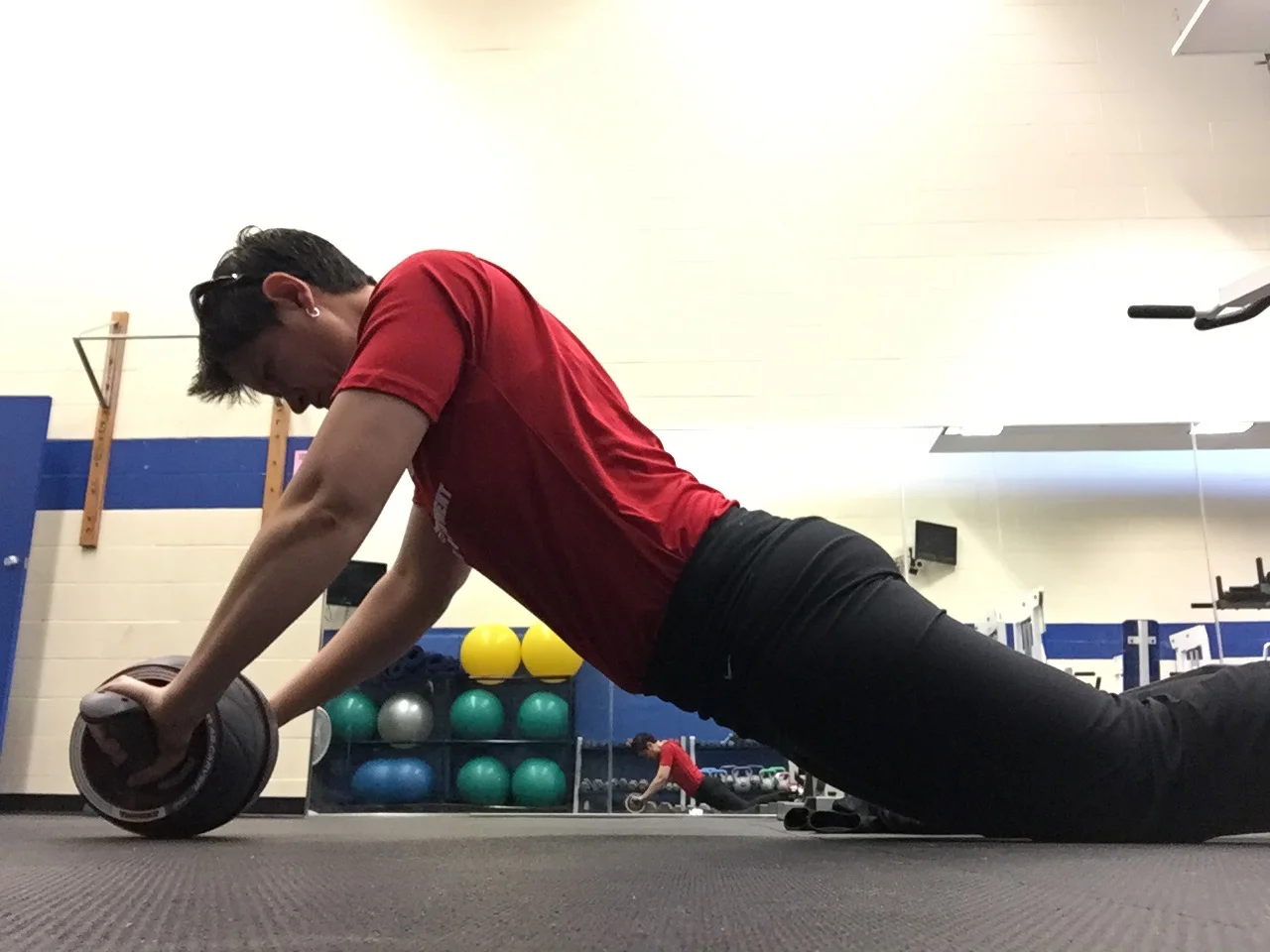Sagging hips are just cranking on your lumbar spine. Not ideal. 